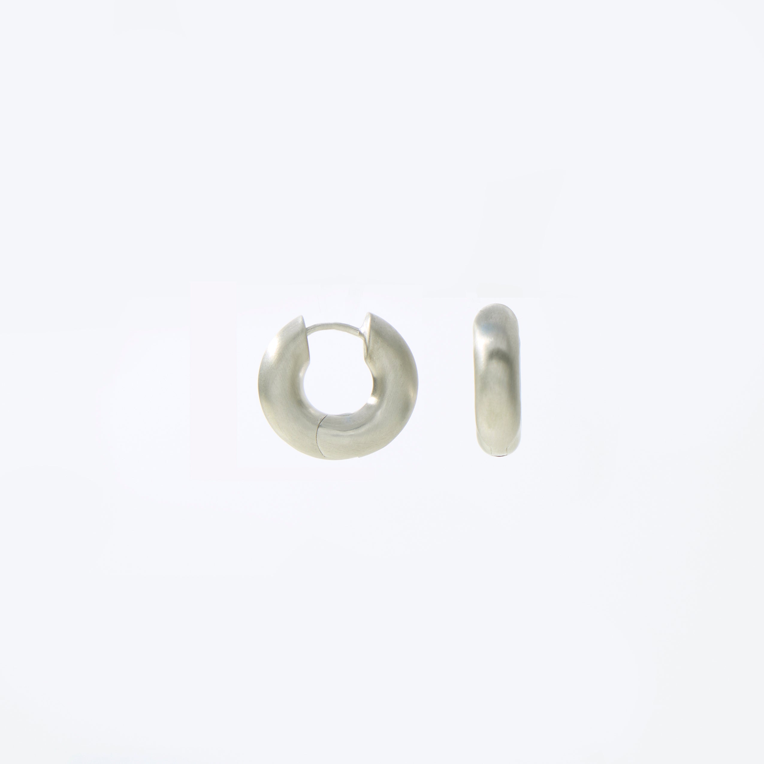 EOS Huggies - Modern Huggie Earrings - Gold Vermeil & Sterling Silver Hoops