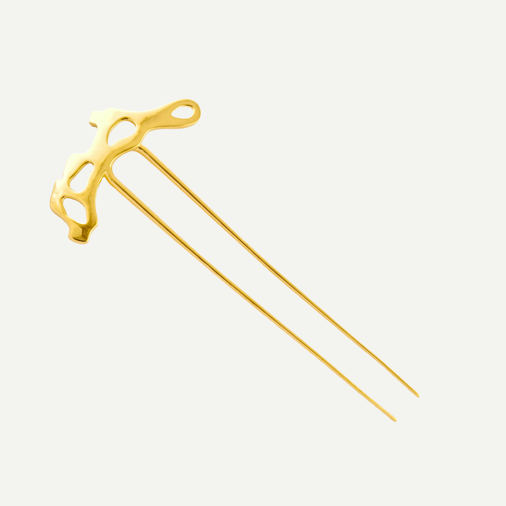 18K Gold & Silver Hair Pin – Nova French Hair Pin