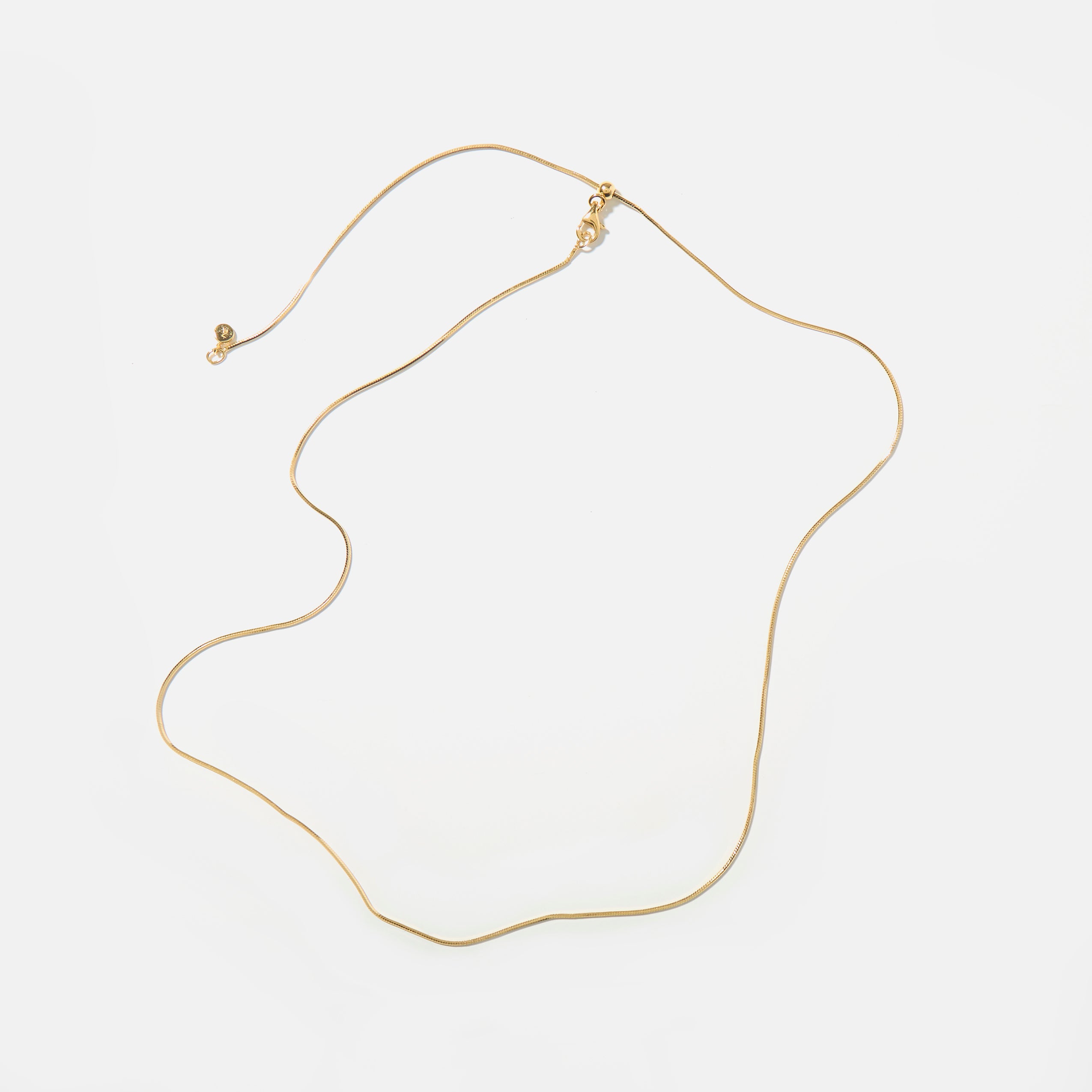 Fine Snake Chain Necklace - Elegant Minimalist Jewelry