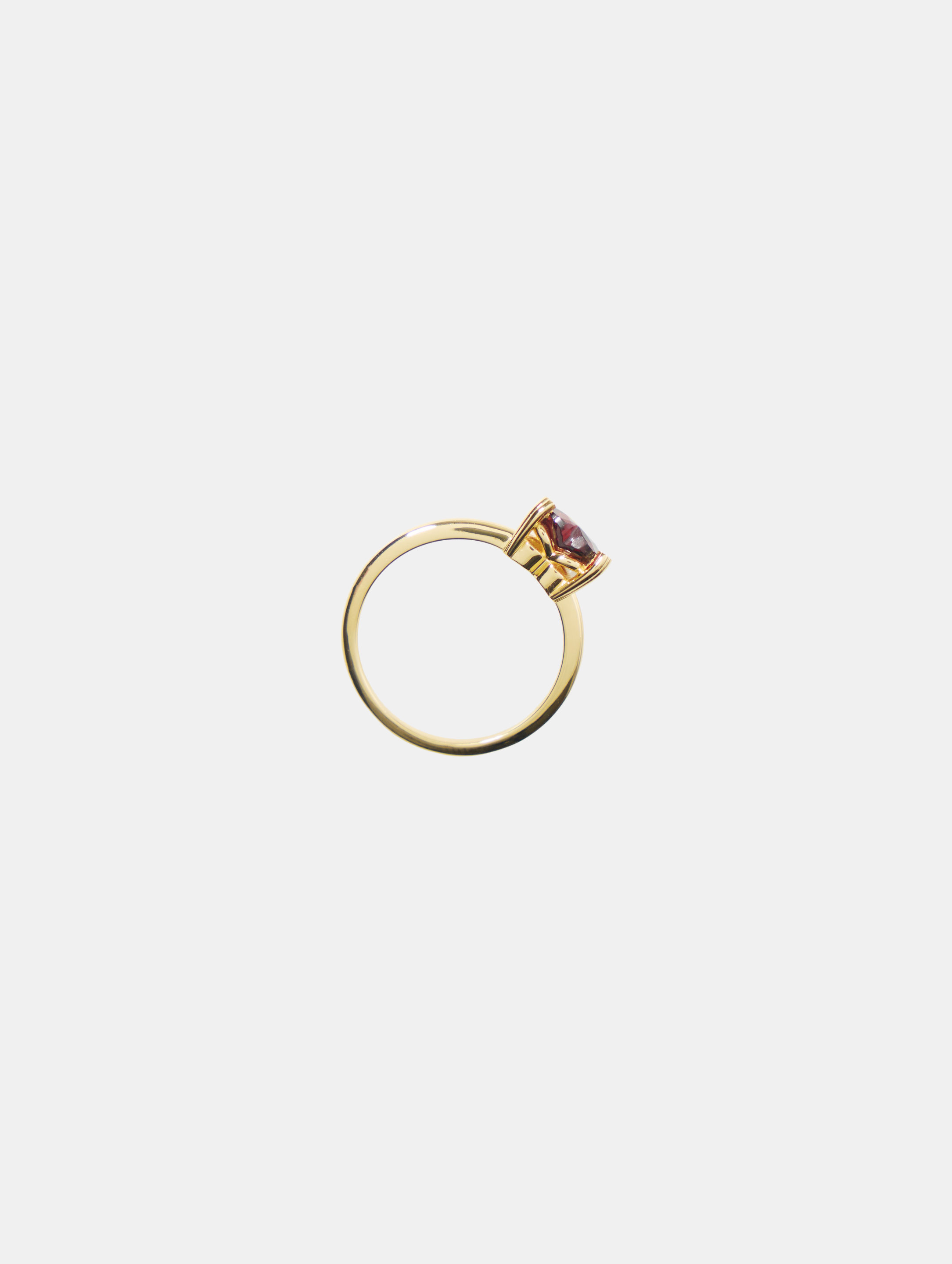 Joie Hearts Ring-Garnet