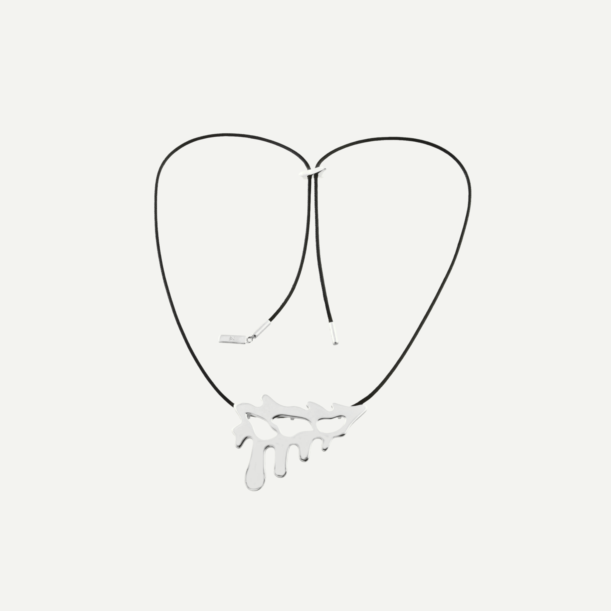 Adjustable Silver Pendant – Nova Organic Corded Pendant