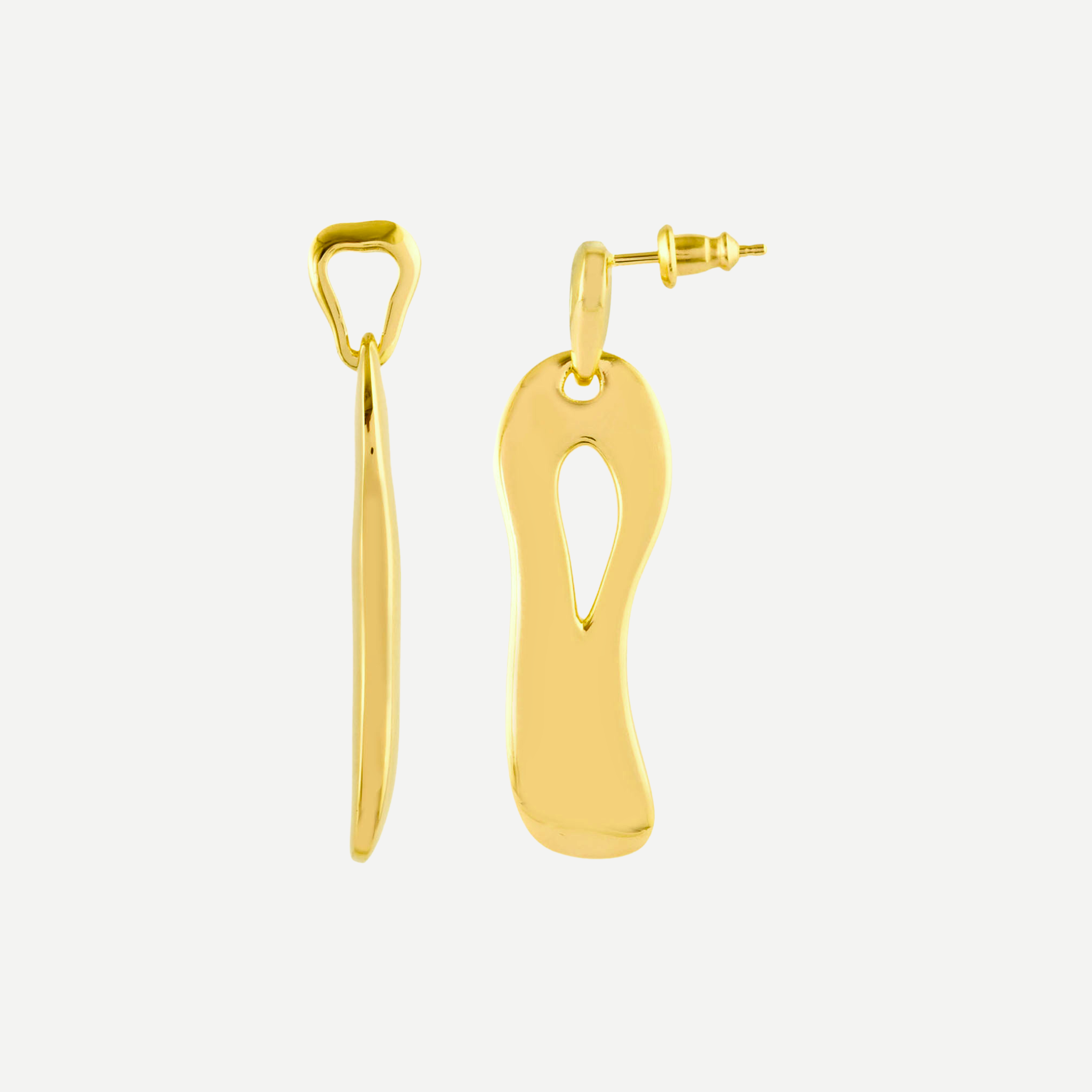 Bold Gold Drop Earrings – Statement Jewelry