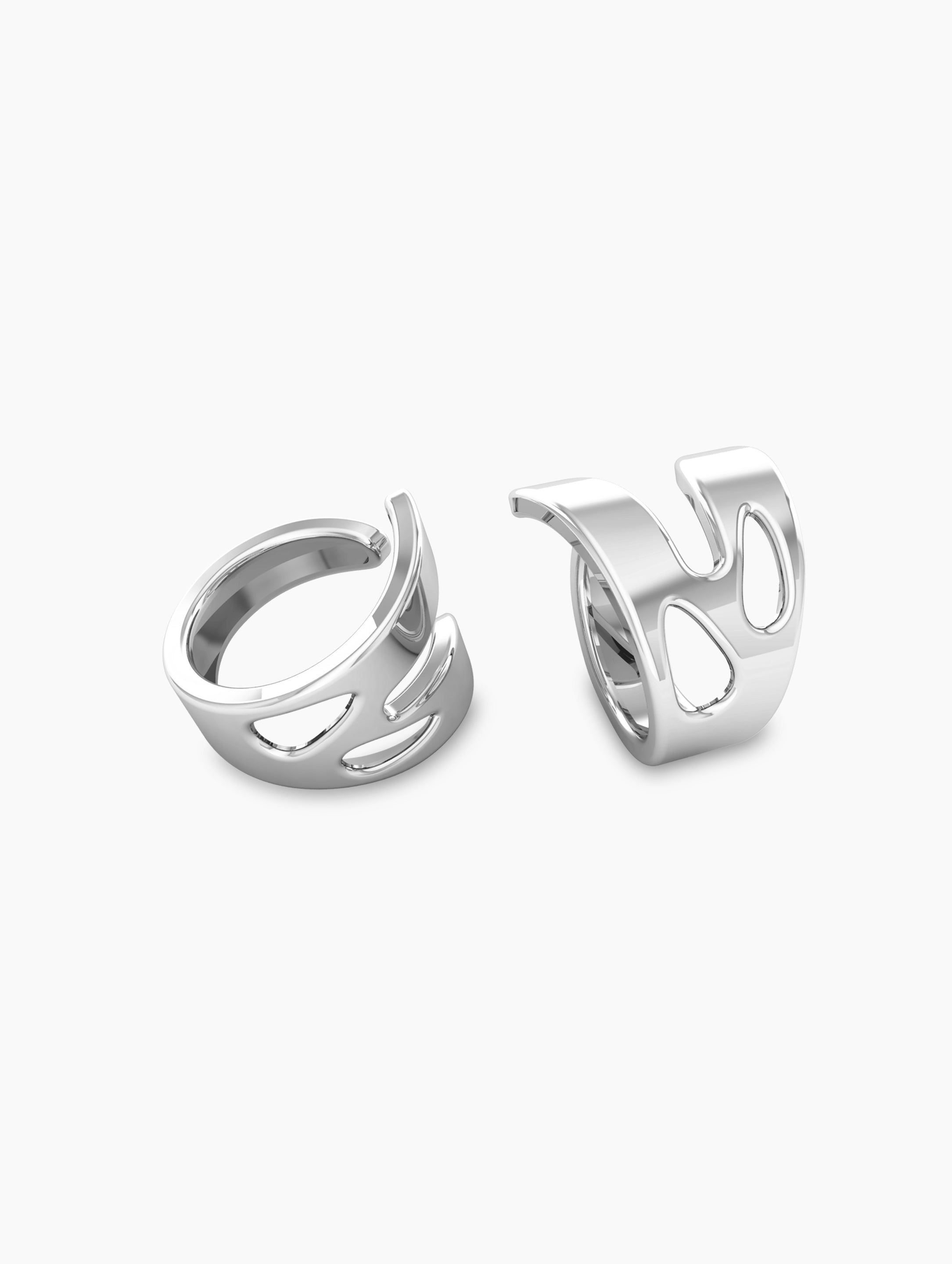Dual Helix Ear Cuff - Wedding Jewelry Sets | Modern Jewelry