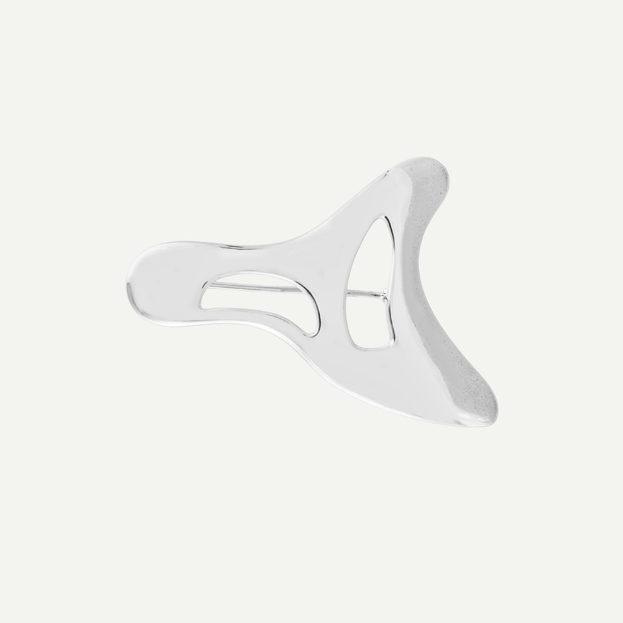 Geometric Silver Brooch – Unique Statement Jewelry