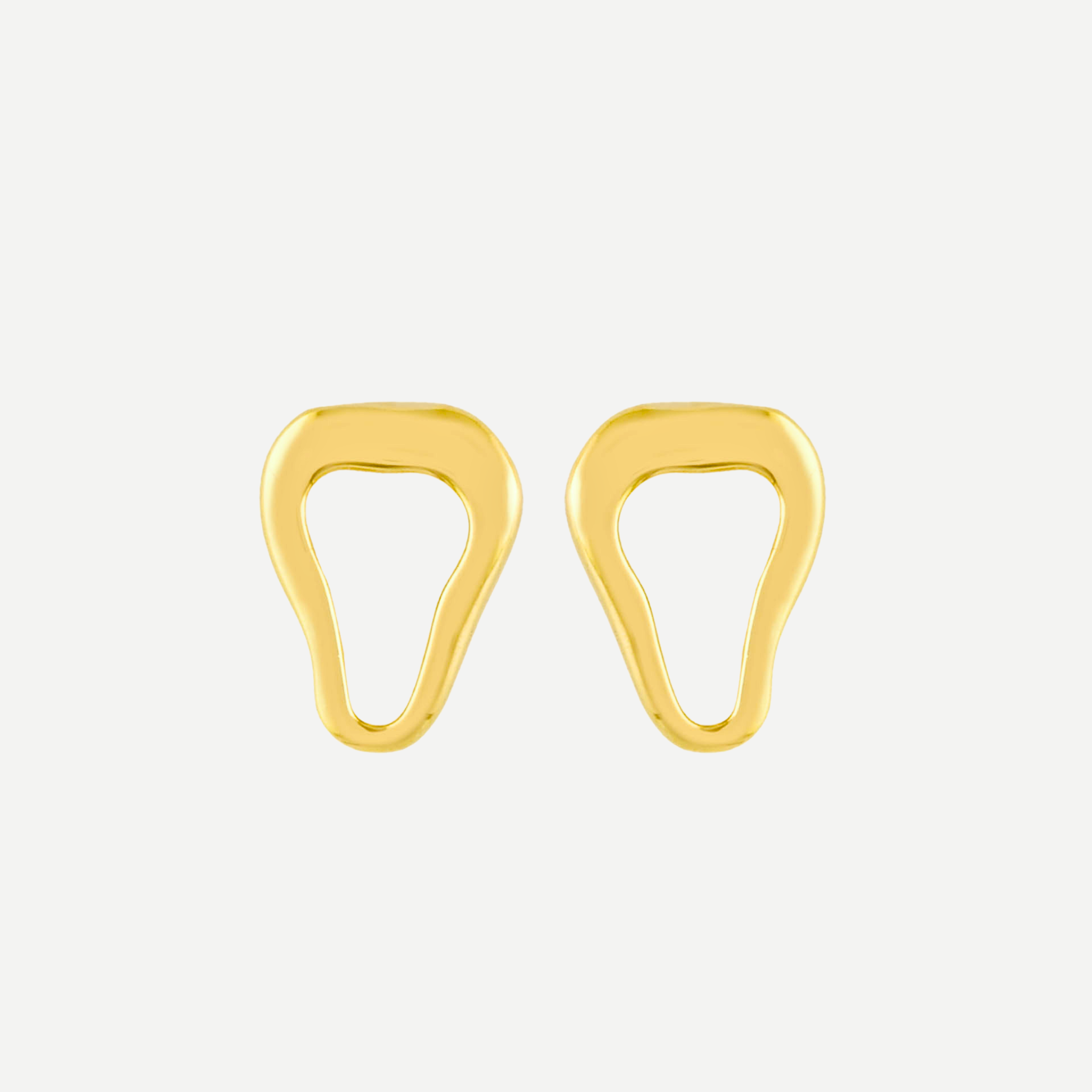 Gold Statement Nova Studs – Festive Luxury Jewelry