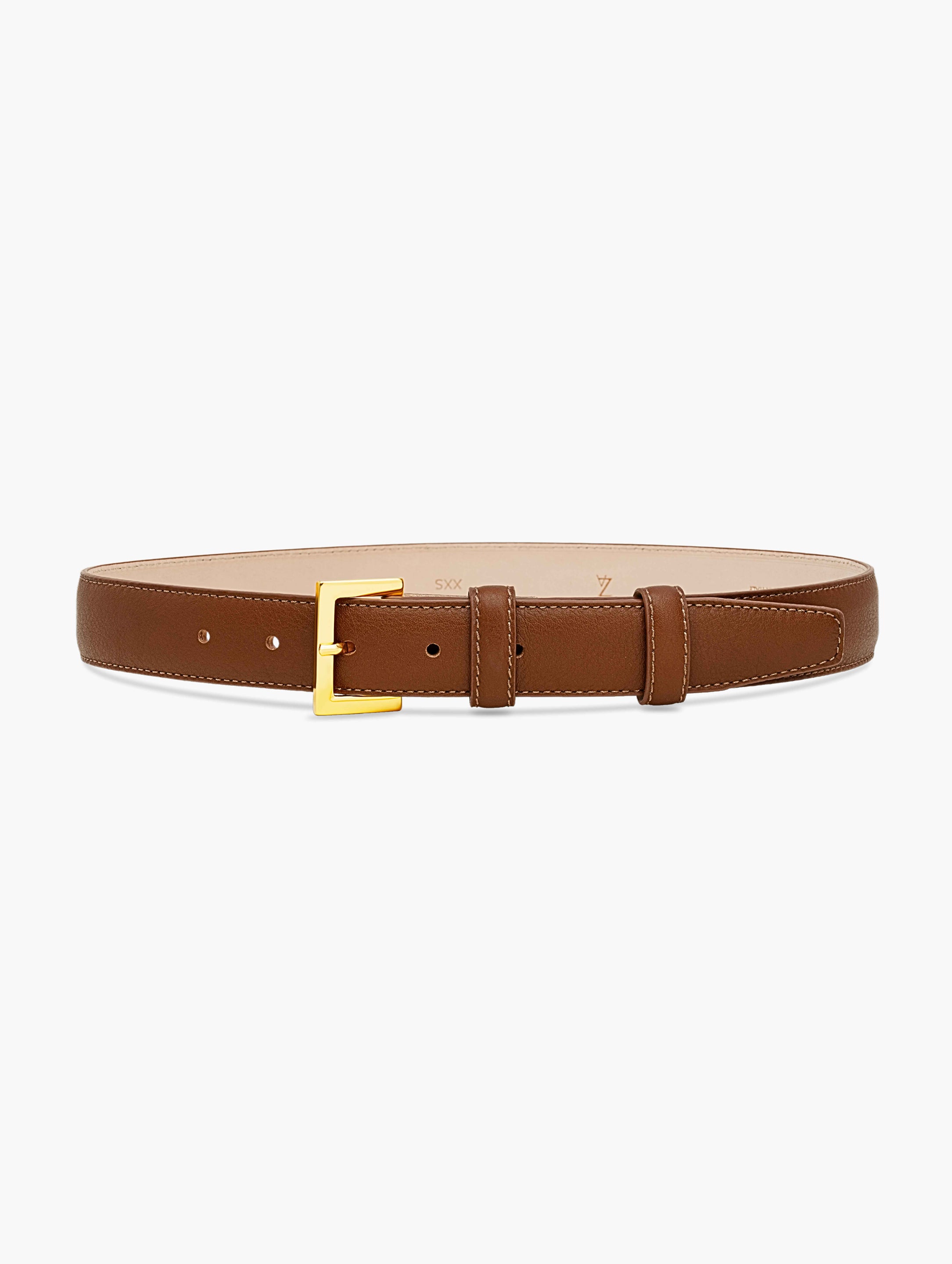 Full Grain Italian Leather Belt with Gold Buckle – HandMade in Italy | luxury everyday belt - italian leather belt