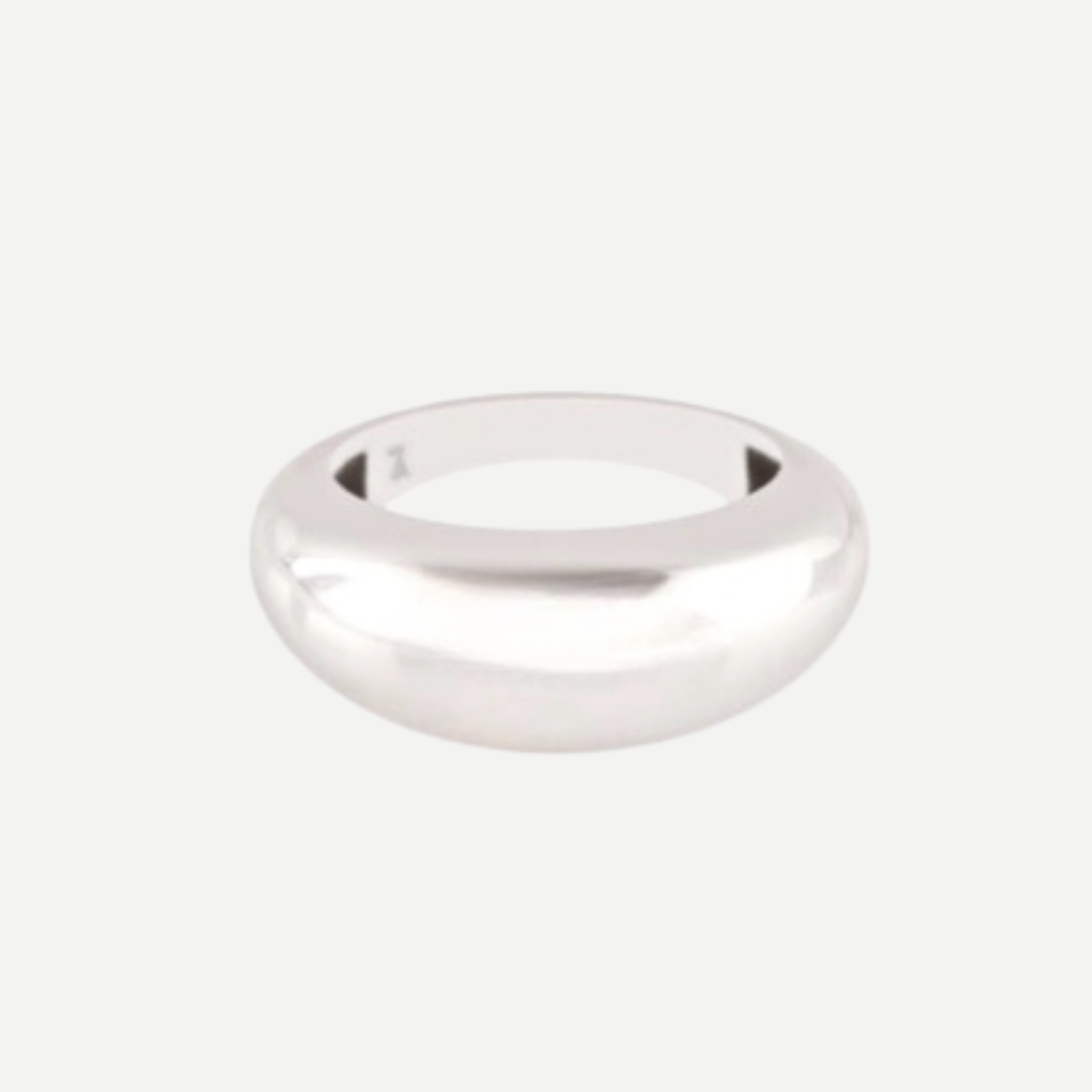 Petite Puffy Ring – Lightweight Domed Jewelry