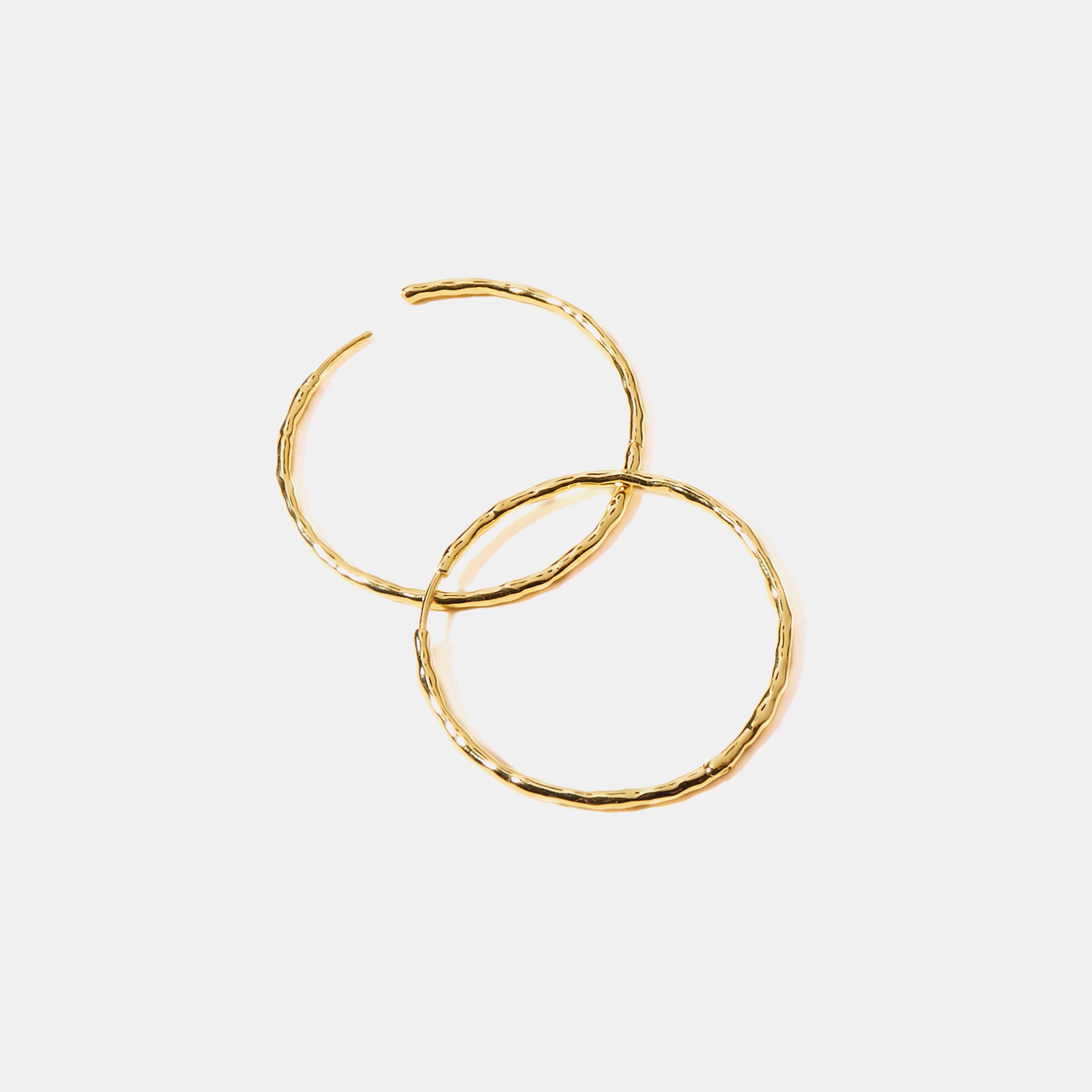 Classico NY Muse Large Hoops - Stylish Statement Earrings