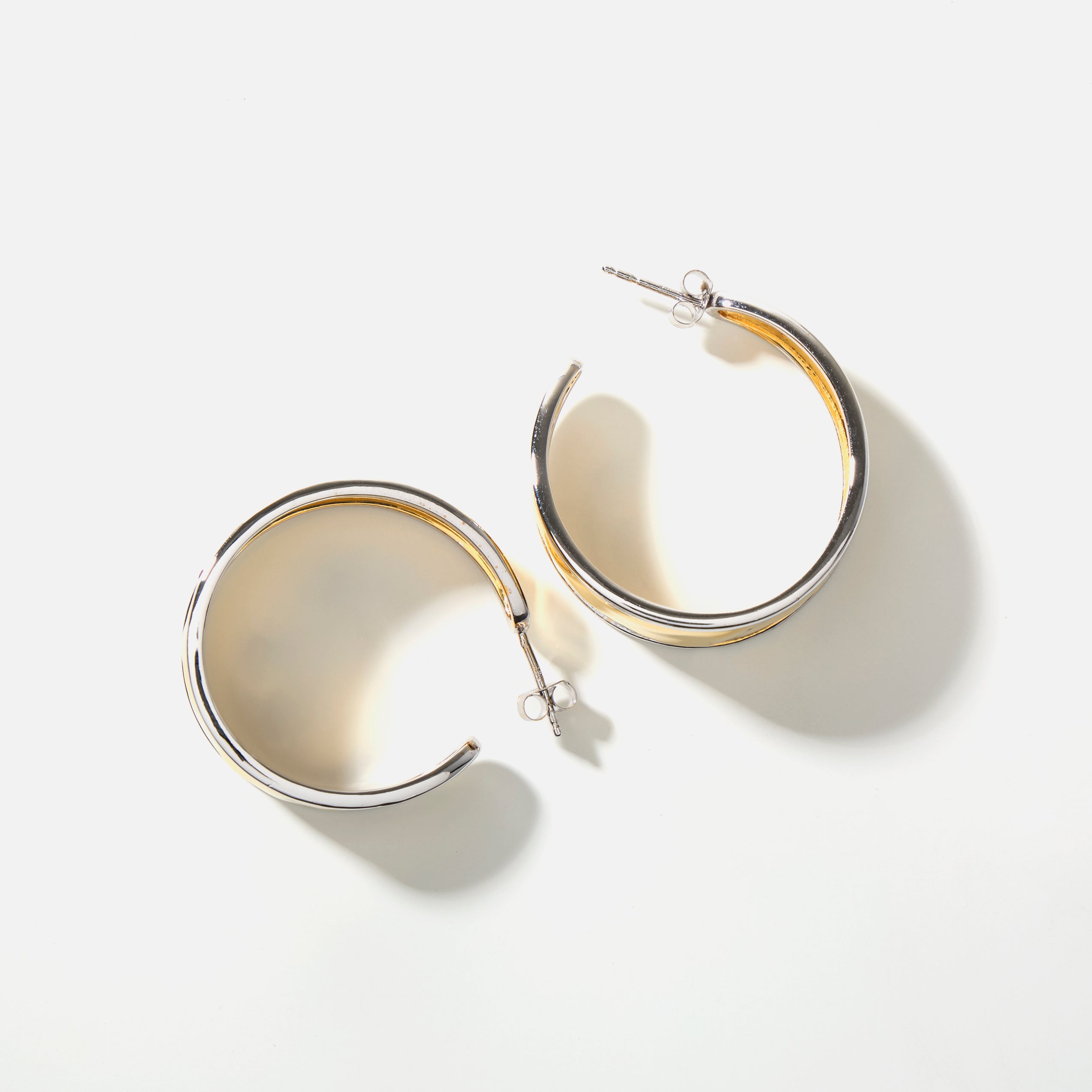 Cannes Starlit Hoops Earrings - Dazzling Lightweight Hoops