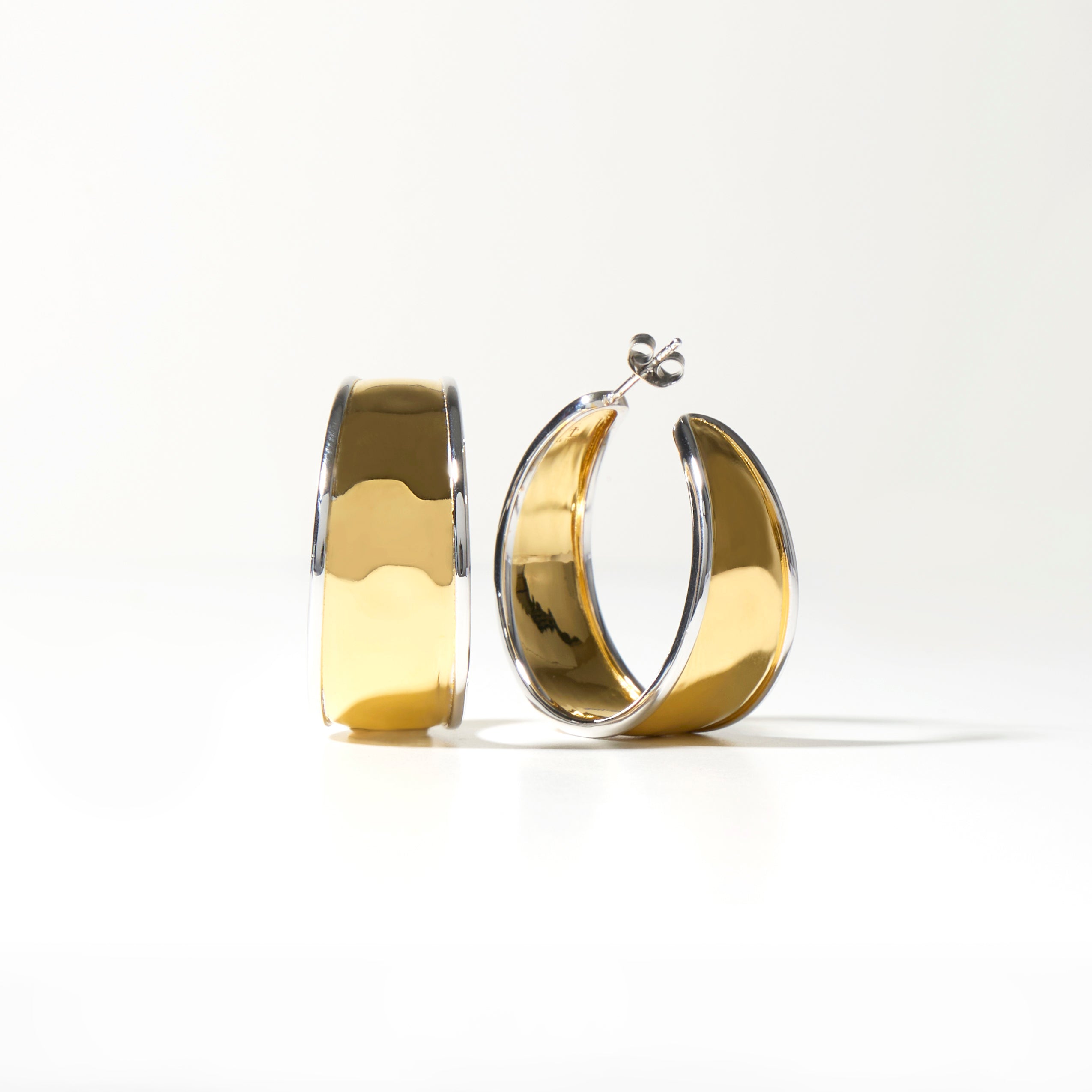 Cannes Starlit Hoops Earrings - Dazzling Lightweight Hoops