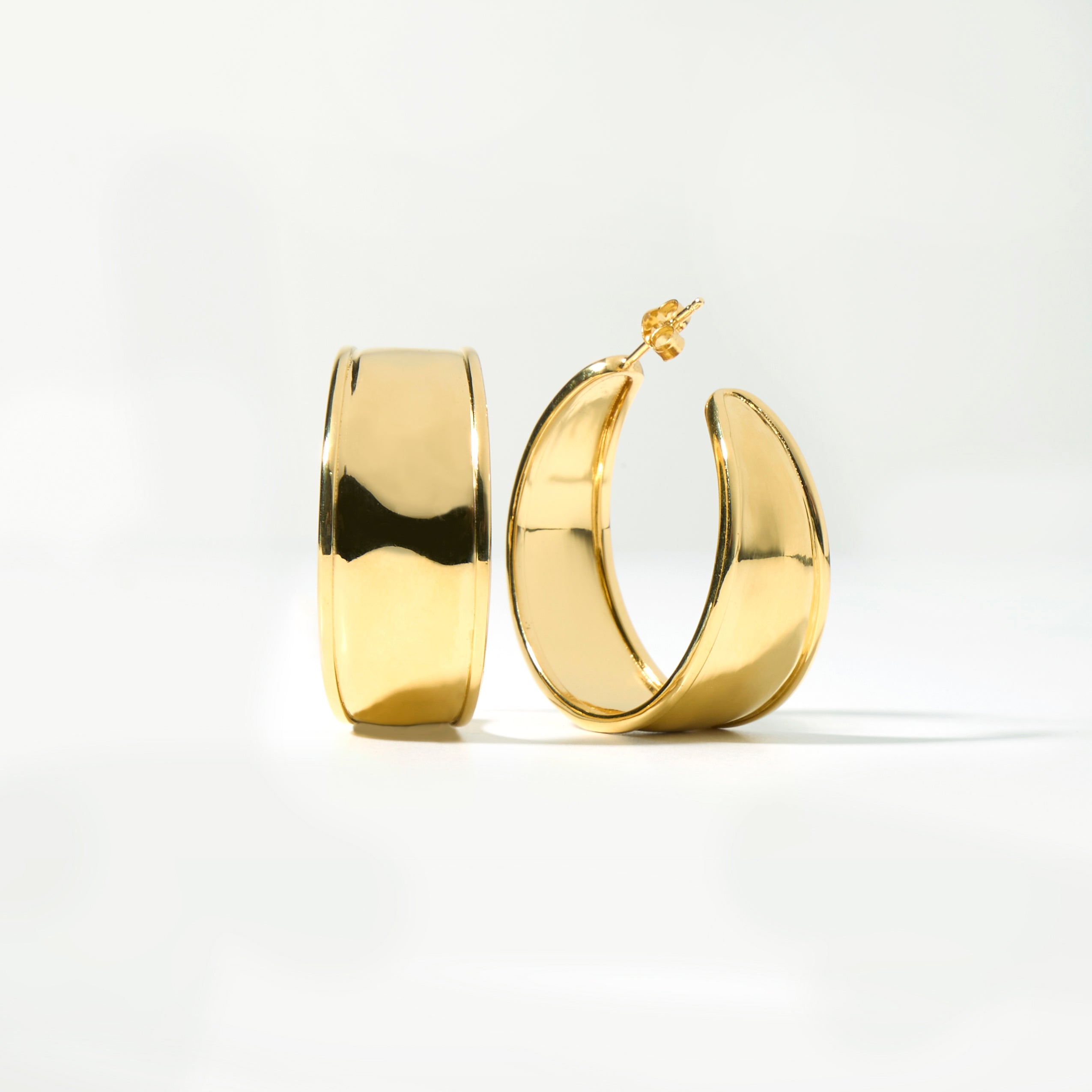 Cannes Starlit Hoops Earrings - Dazzling Lightweight Hoops
