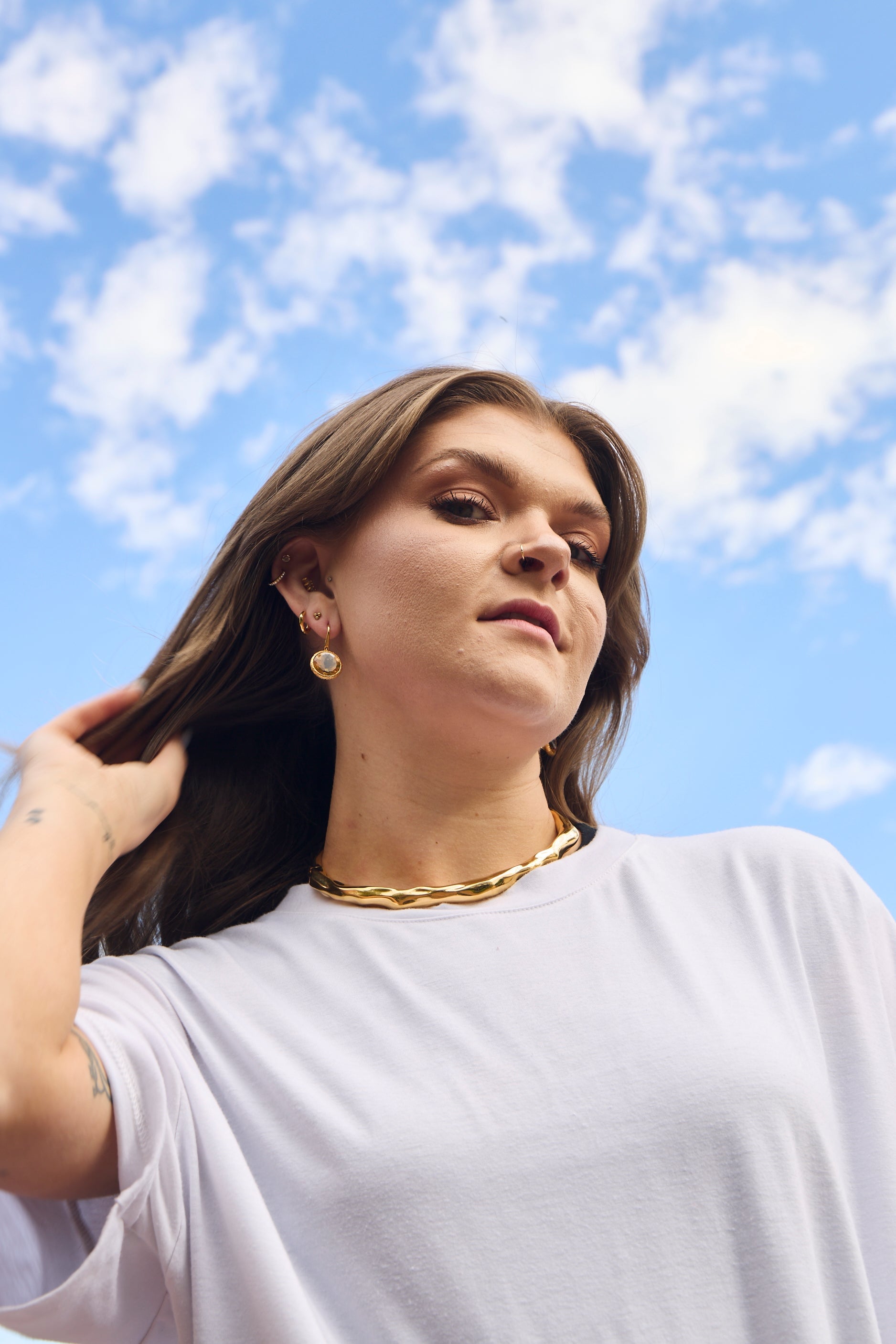 Classico NY Muse Small Hoops - Subtle and Elegant Earrings