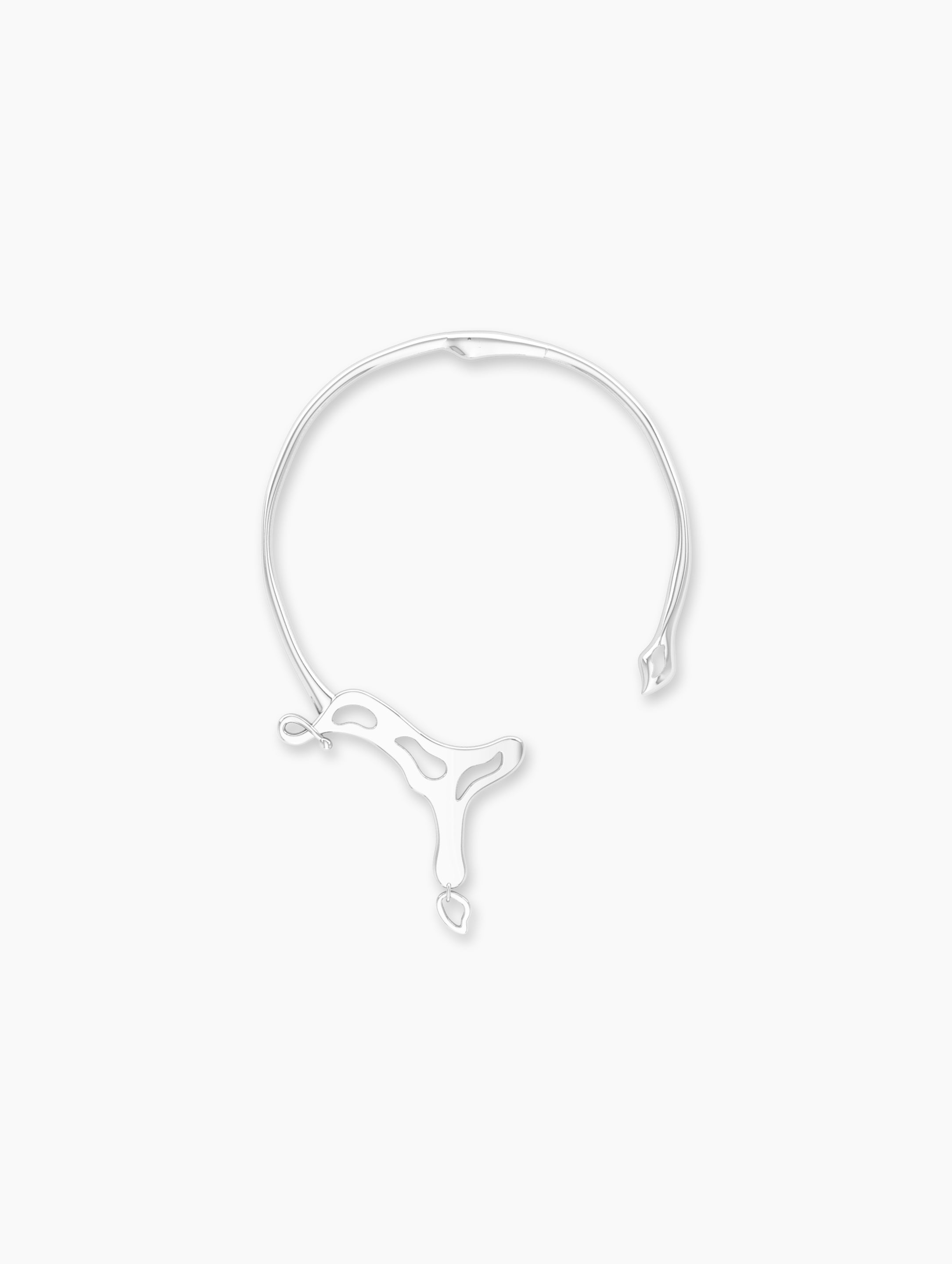 Sculptural Futuristic Choker | Choker Necklace Luxury Statement