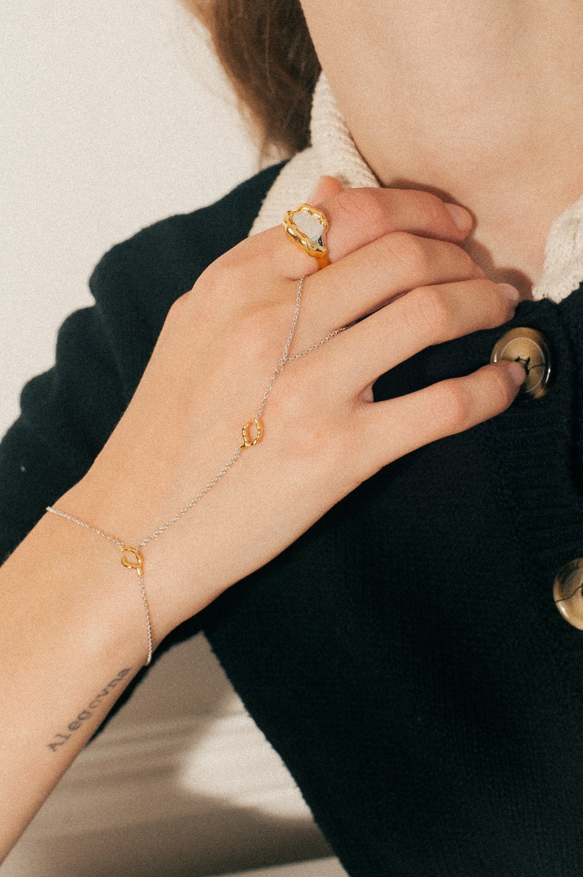 WISH Signet Ring - gold vermeil signet ring, handmade fine jewelry, gift for her