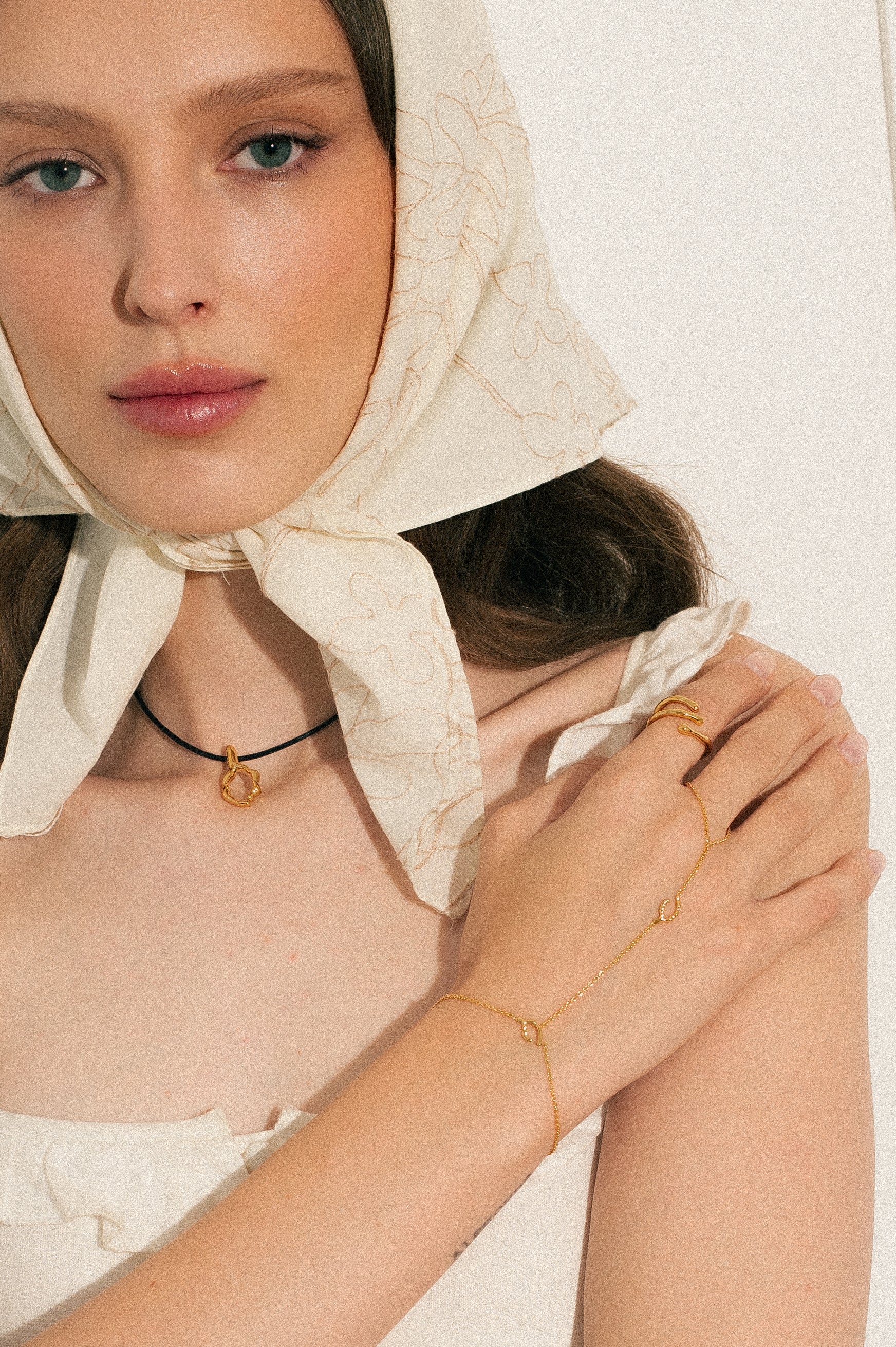 WISH Hand Chain - gold vermeil hand chain, statement handmade luxury jewelry