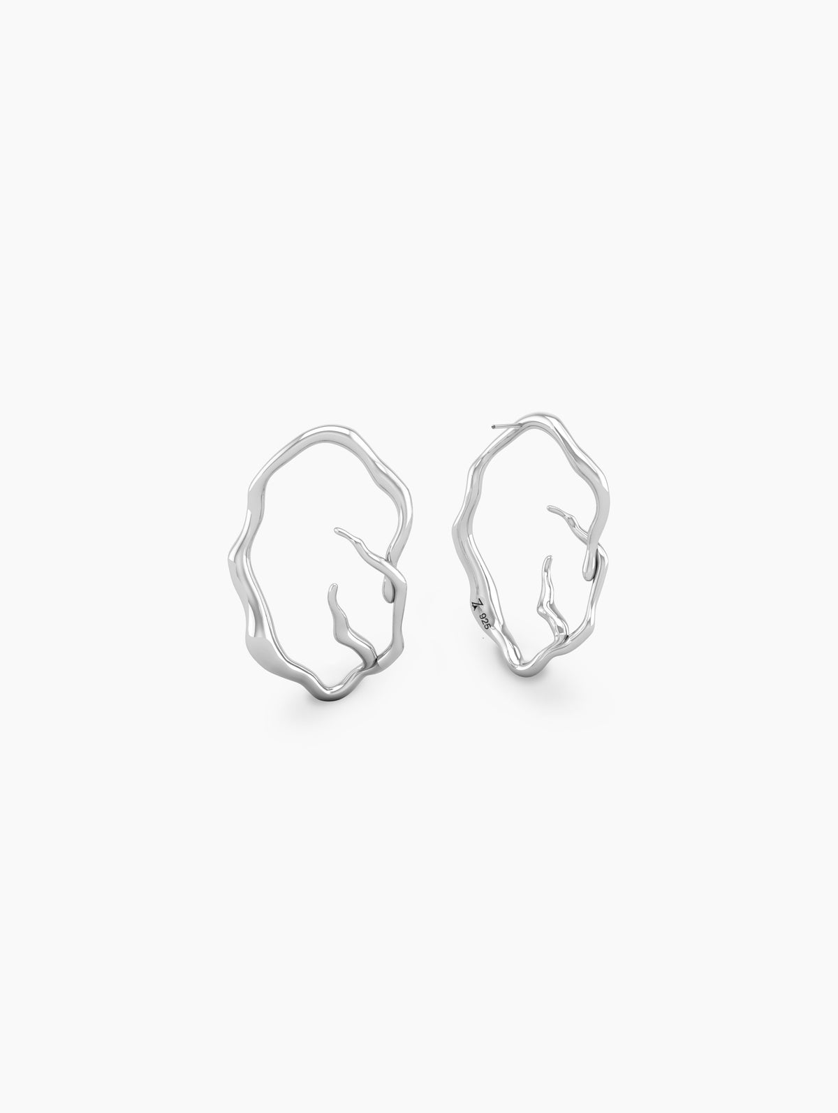 Wish BECOMING LARGE Earrings - statement wishbone earrings, gold vermeil, gift for her