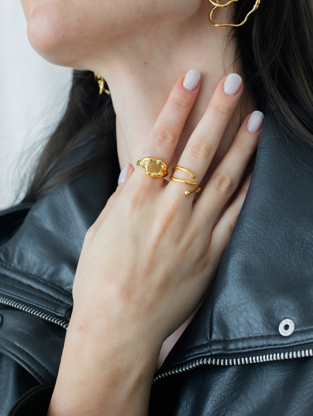 WISH Signet Ring - gold vermeil signet ring, handmade fine jewelry, gift for her