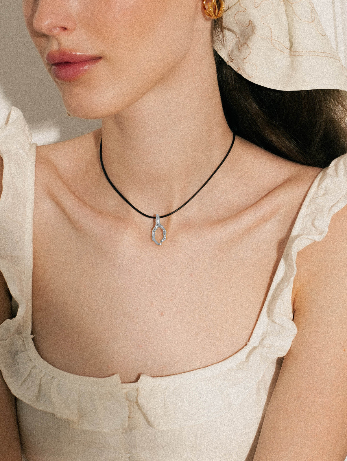 WiSH Pendant - wishbone necklace, gold vermeil pendant, dainty layering necklace