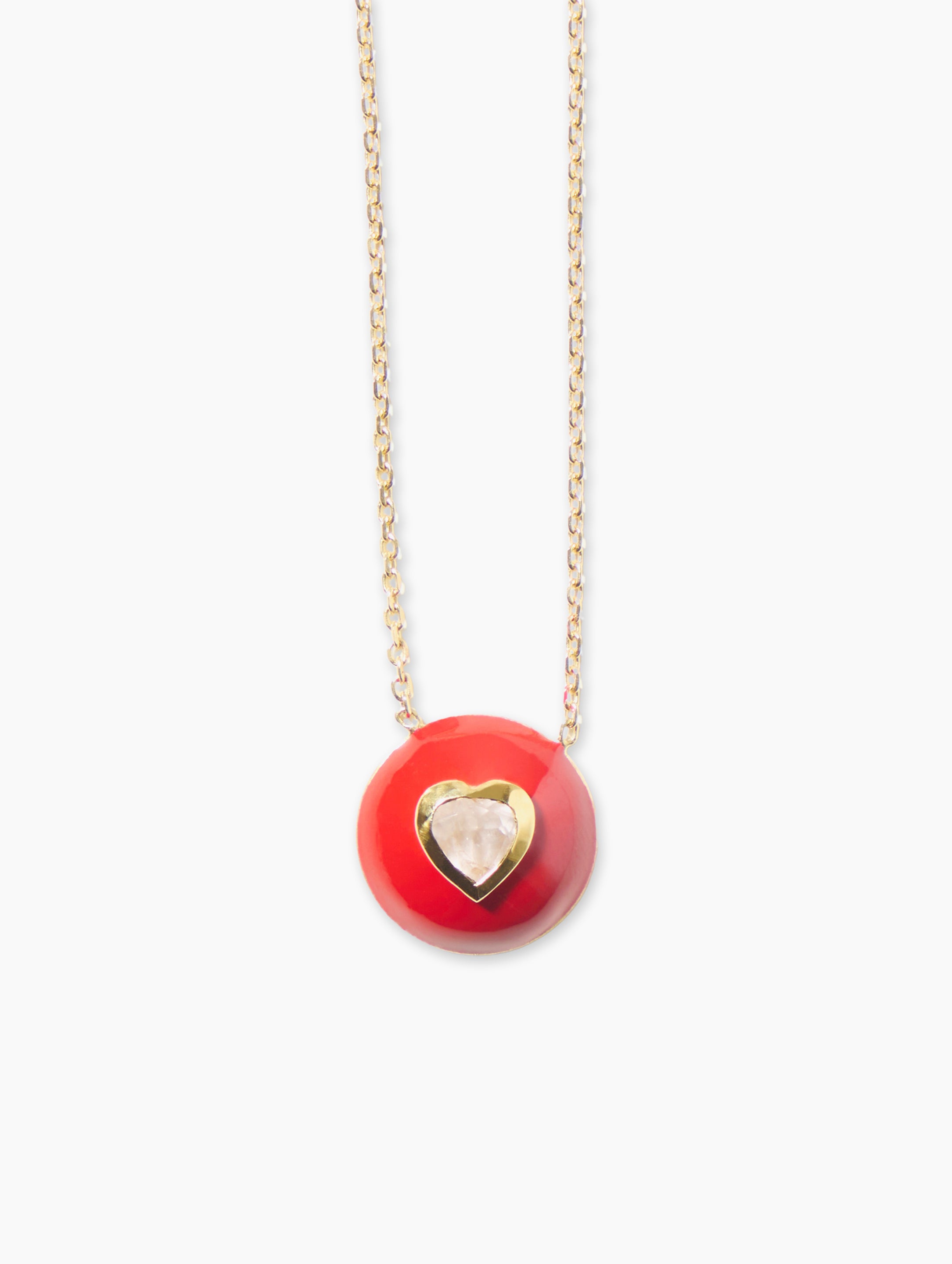 Glossy Joie Hearts Necklace