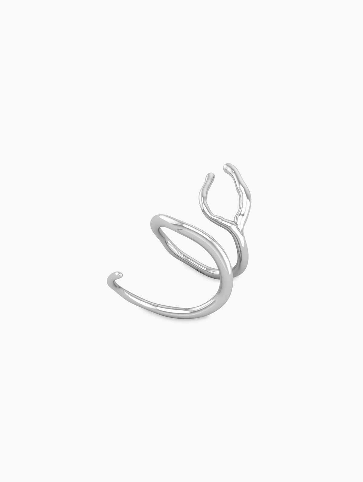 WISH Infinity Ring - minimalist gold vermeil ring, dainty sterling silver stacking ring