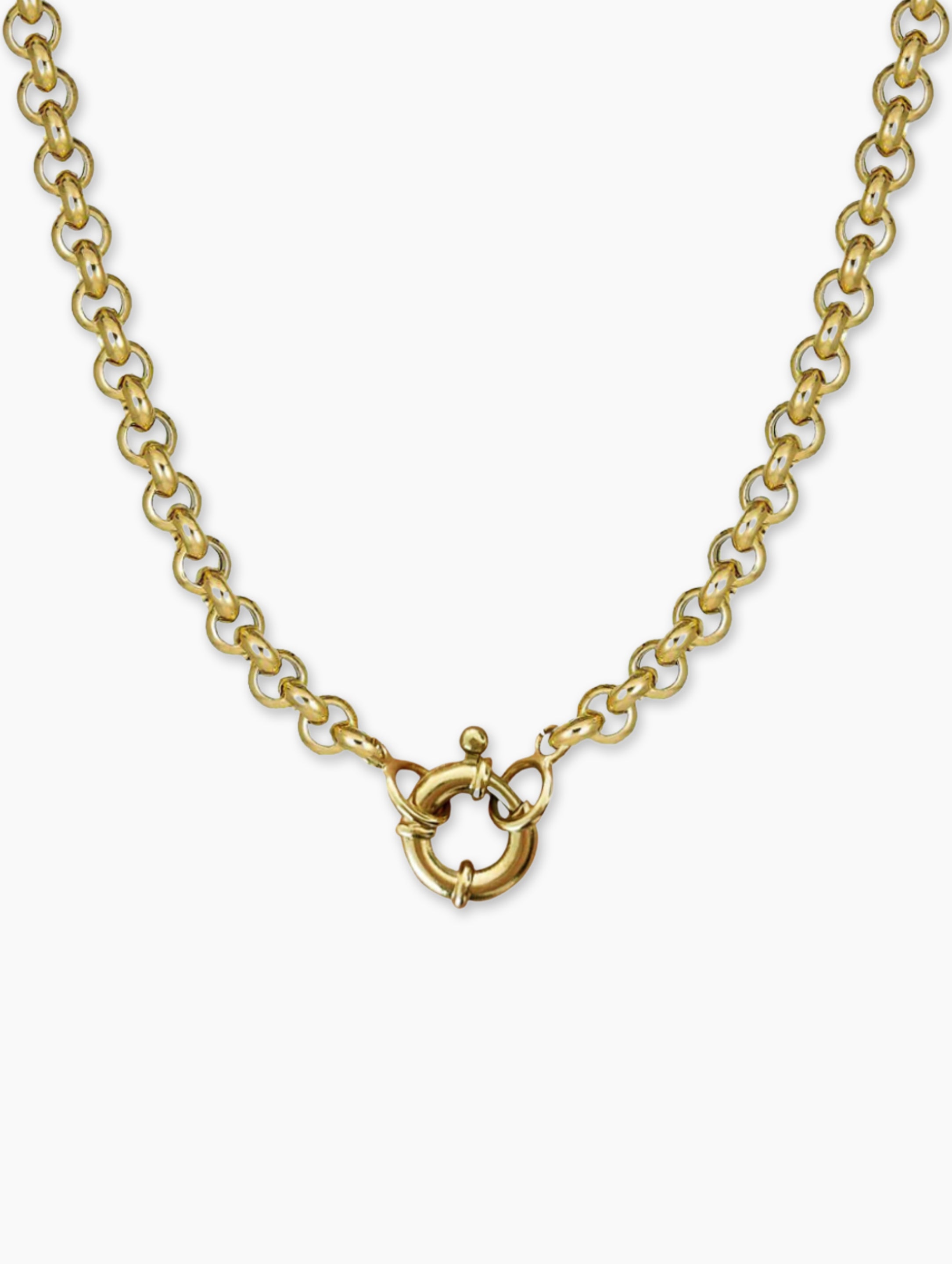 5mm Rolo Chain with Spring Lock - Za Zewelz fine necklace | birthday gift