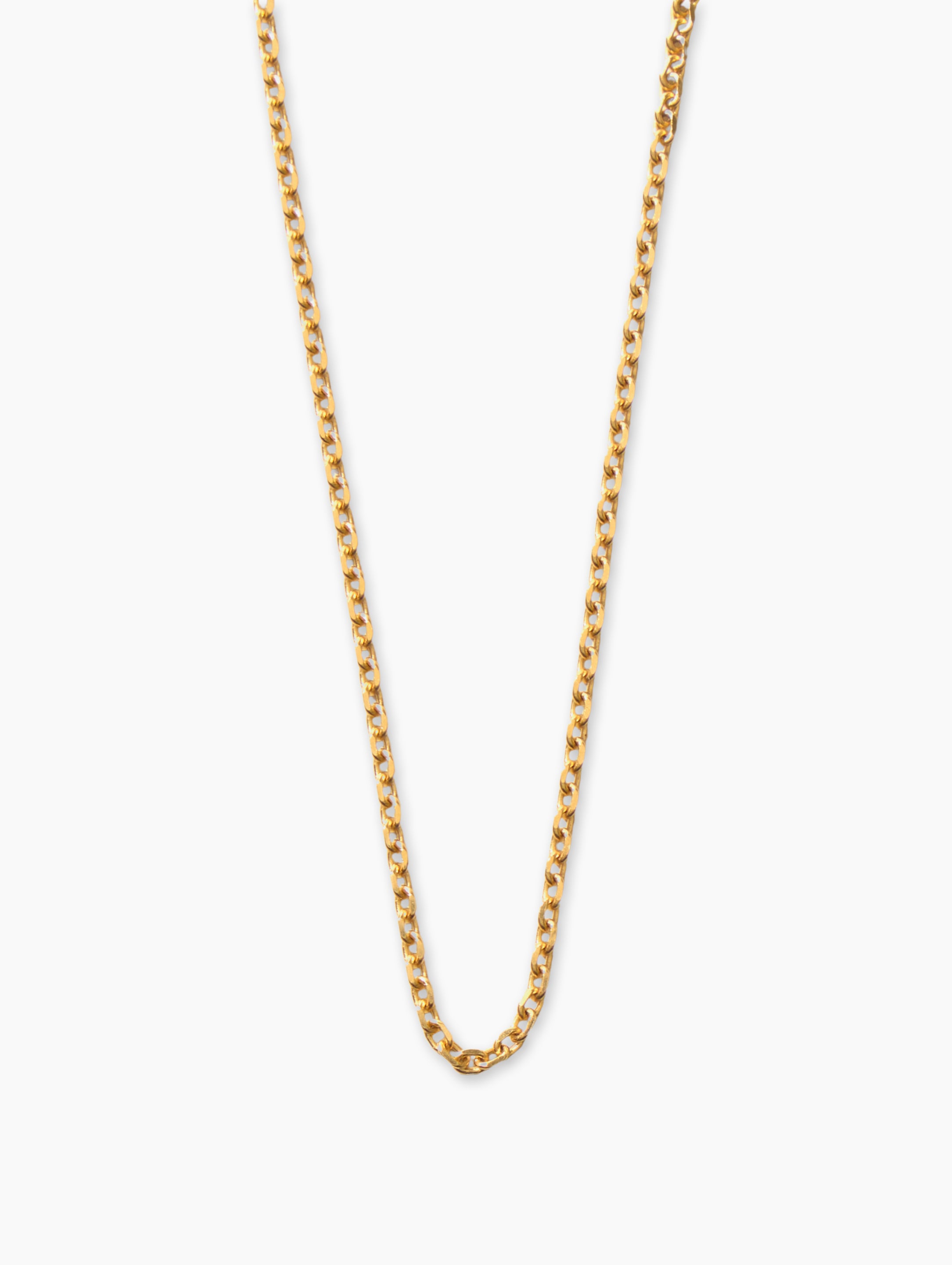 Classic Plain Chain, 14"- 19" (adjustable) - chic contemporary fine necklace | Za Zewelz
