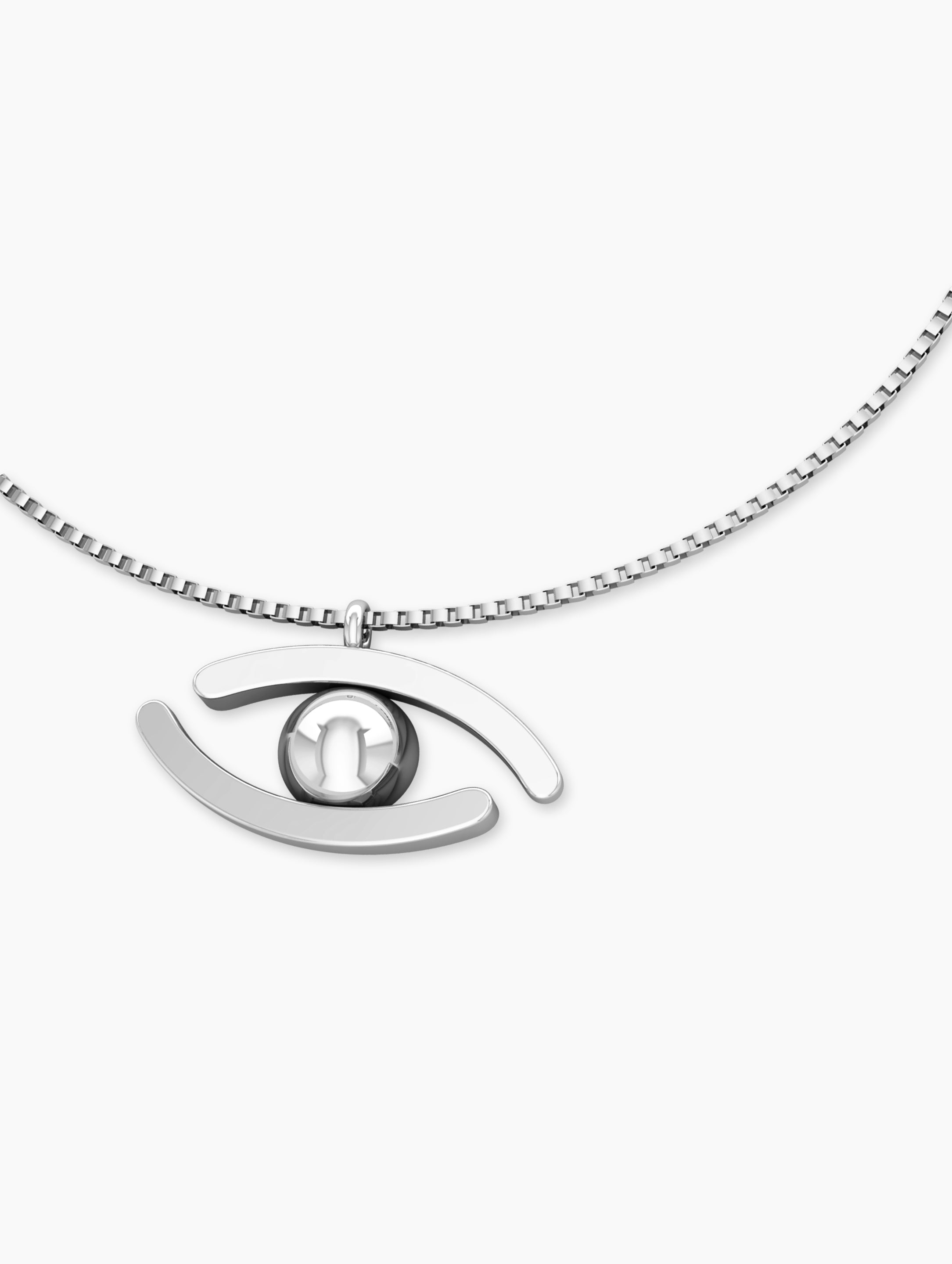 Evil Eye Necklace-Adjustable alternate view - unique fine necklace | Za Zewelz