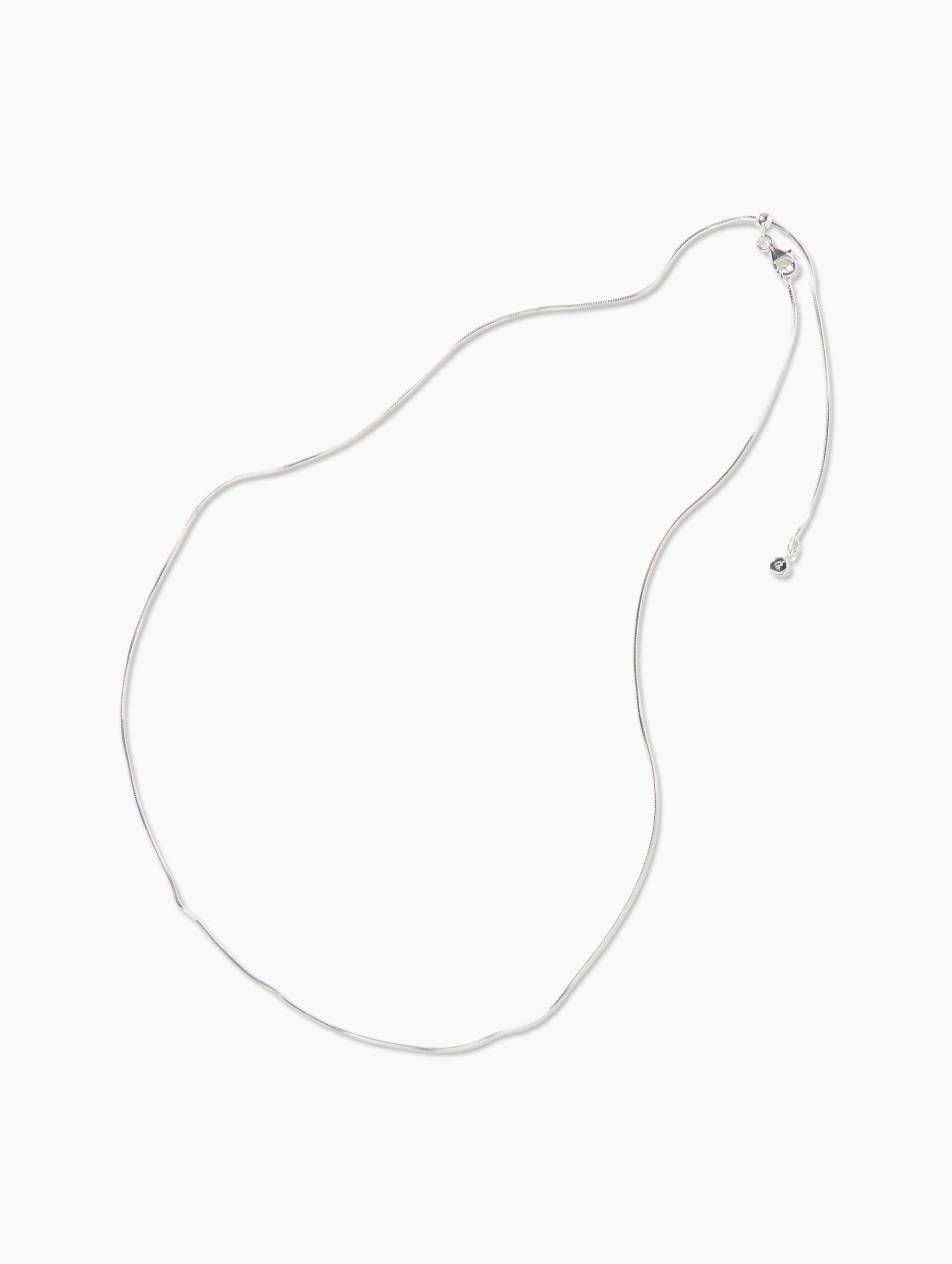 Fine Snake Chain, 14"- 18" (adjustable) detail view | fine necklace bridesmaid gift | Za Zewelz