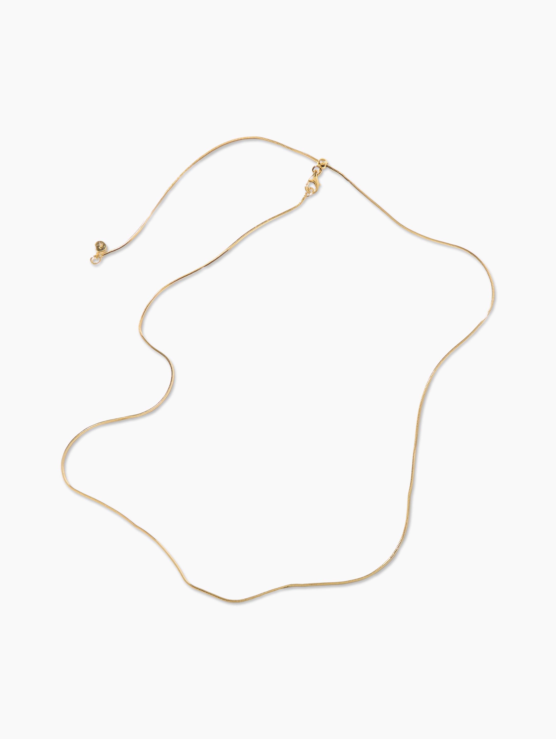 Fine Snake Chain, 14"- 18" (adjustable) - Za Zewelz fine necklace | wedding jewelry