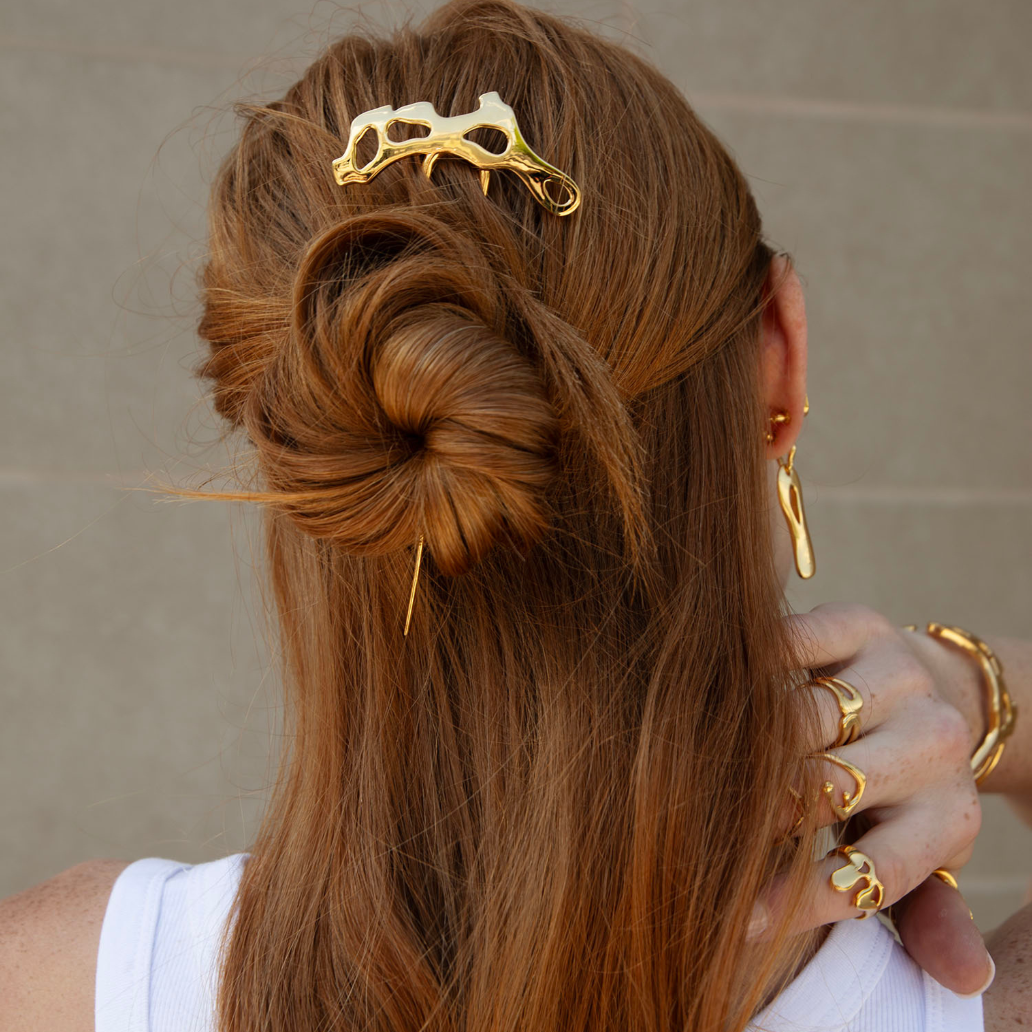 18K Gold Hair Pin – Nova French Hair Pin