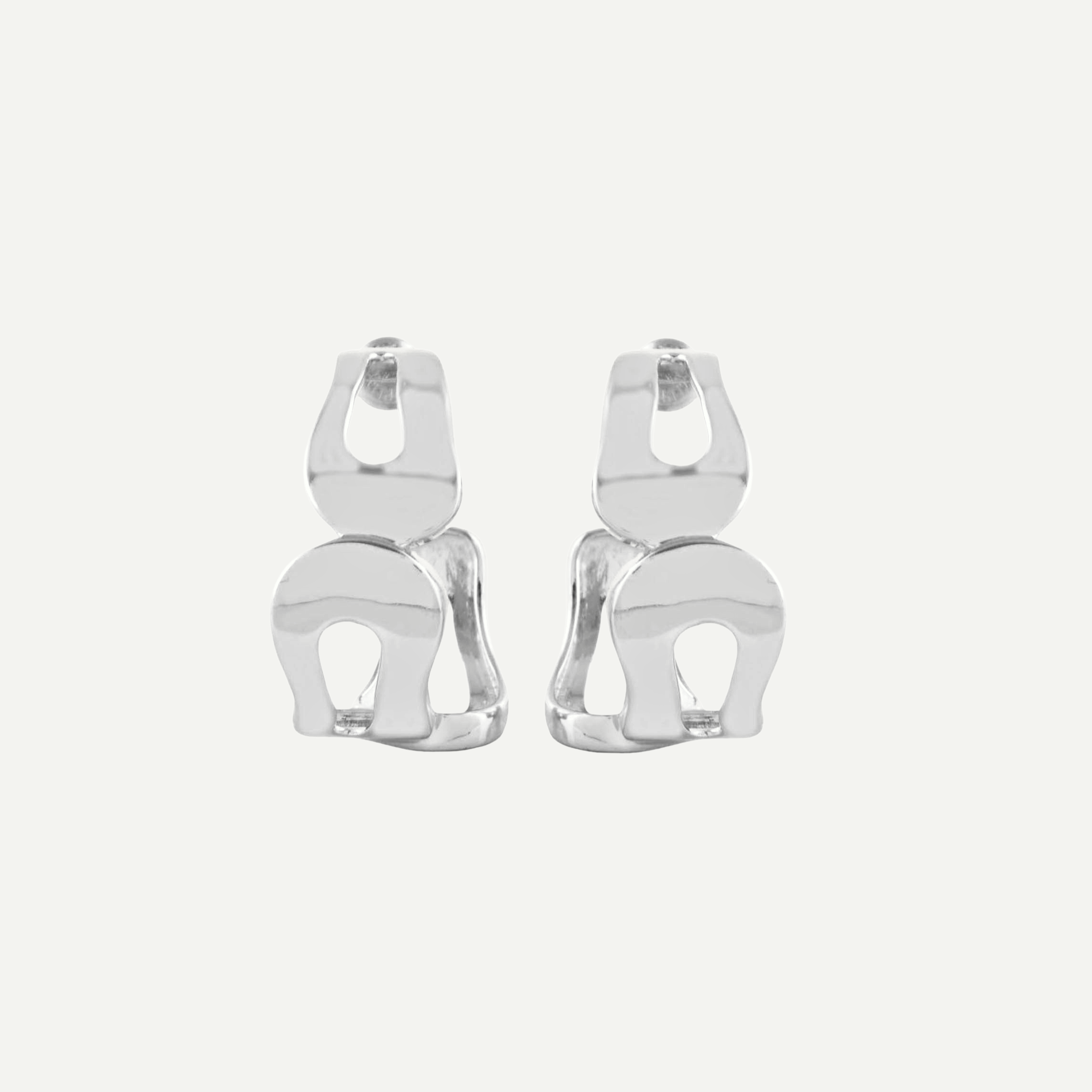 Celestial Silver Hoops – New Festive Earrings 