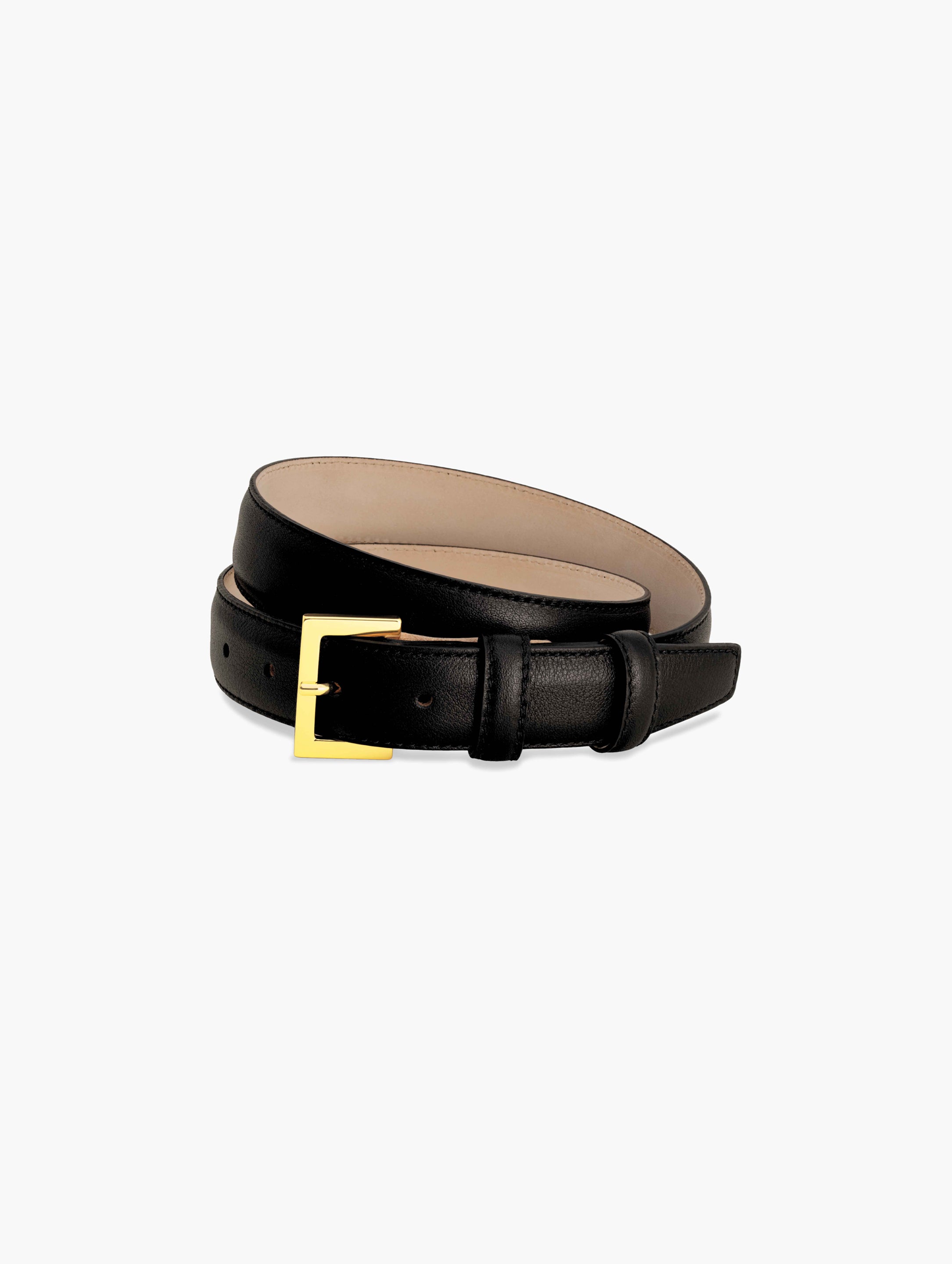 Full Grain Italian Leather Belt with 24K Gold Buckle –HandMade in Italy | luxury everyday belt - italian leather belt