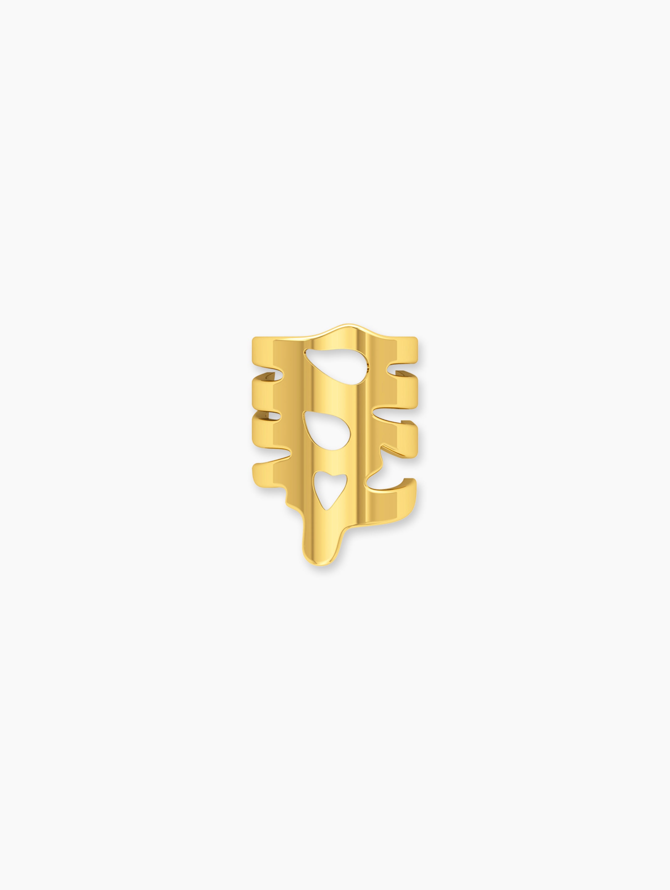 Organic Gold Statement Ring | Statement Rings Designer Bold Elegant