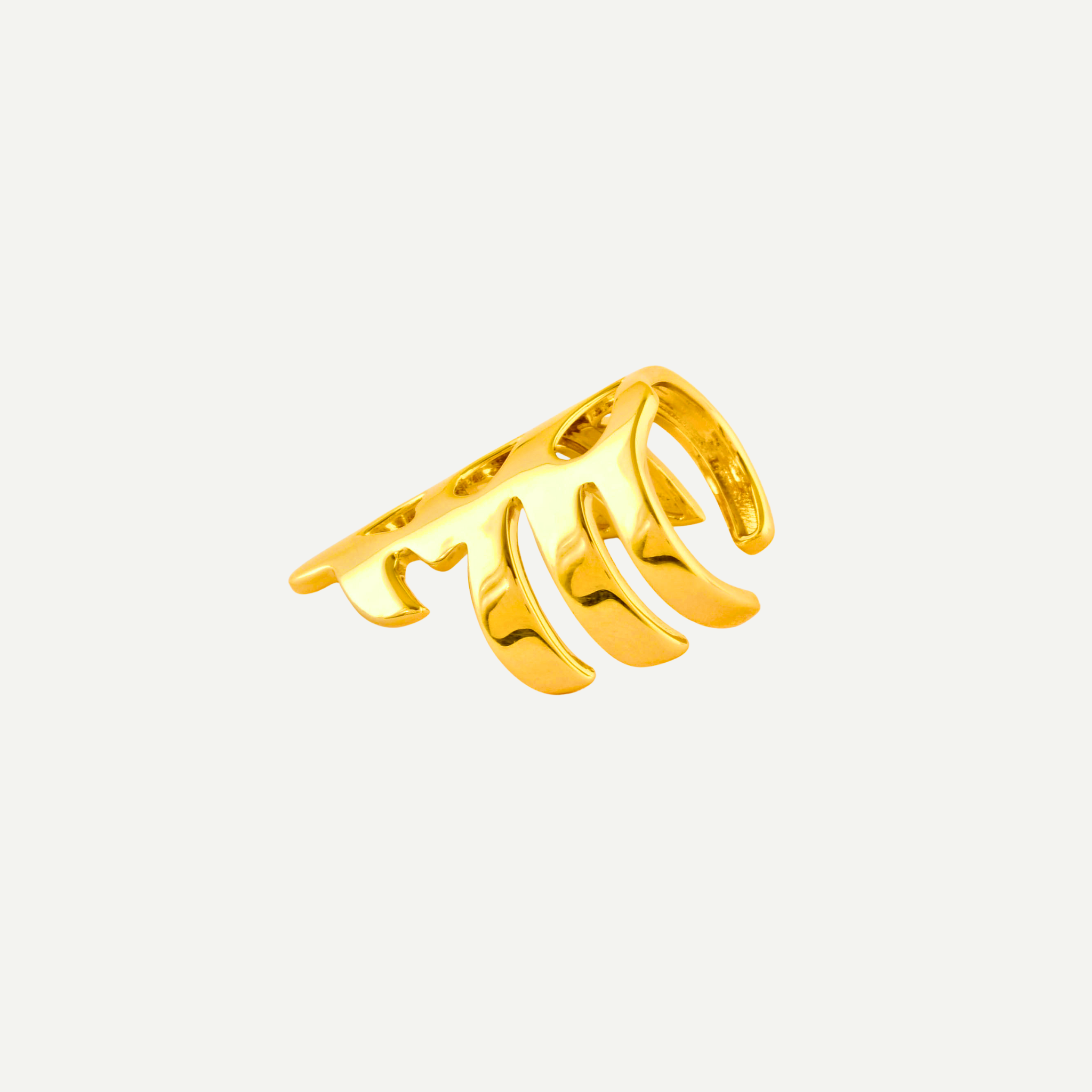 Organic Gold Statement Ring – Gold Statement Ring – Statement Rings