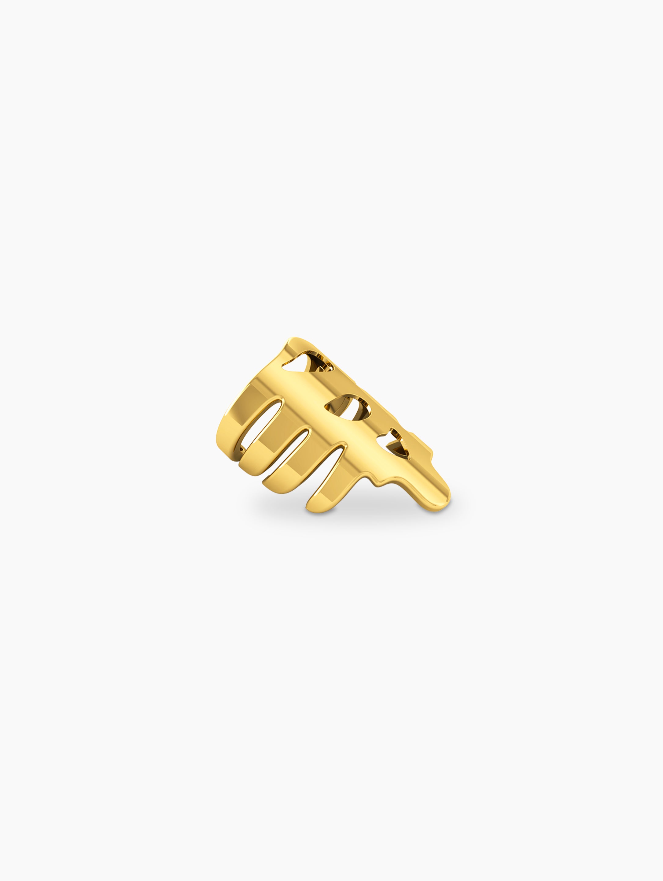 Organic Gold Statement Ring | Statement Rings Designer Bold Elegant