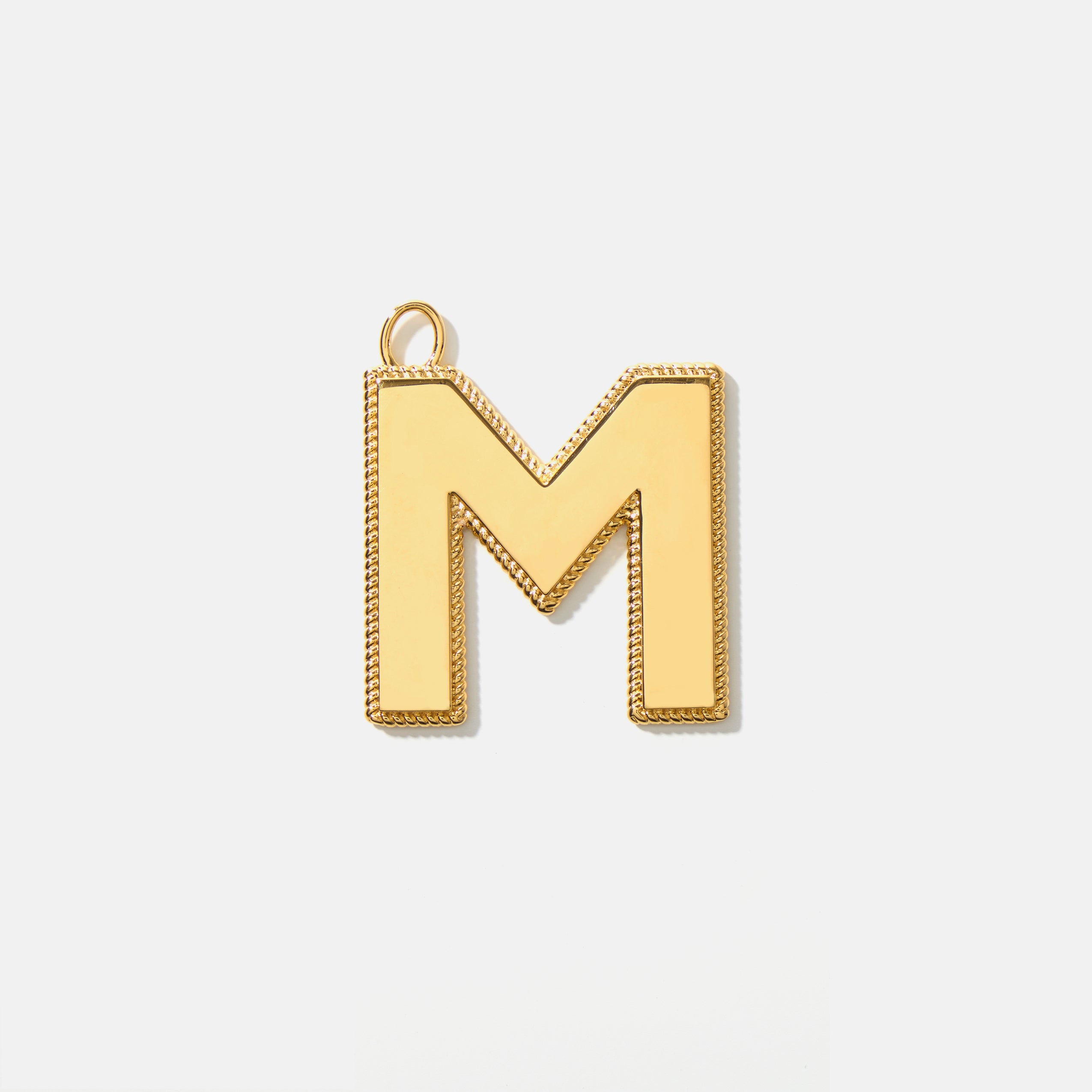 BOLD ALPHABET PENDANT CHARM