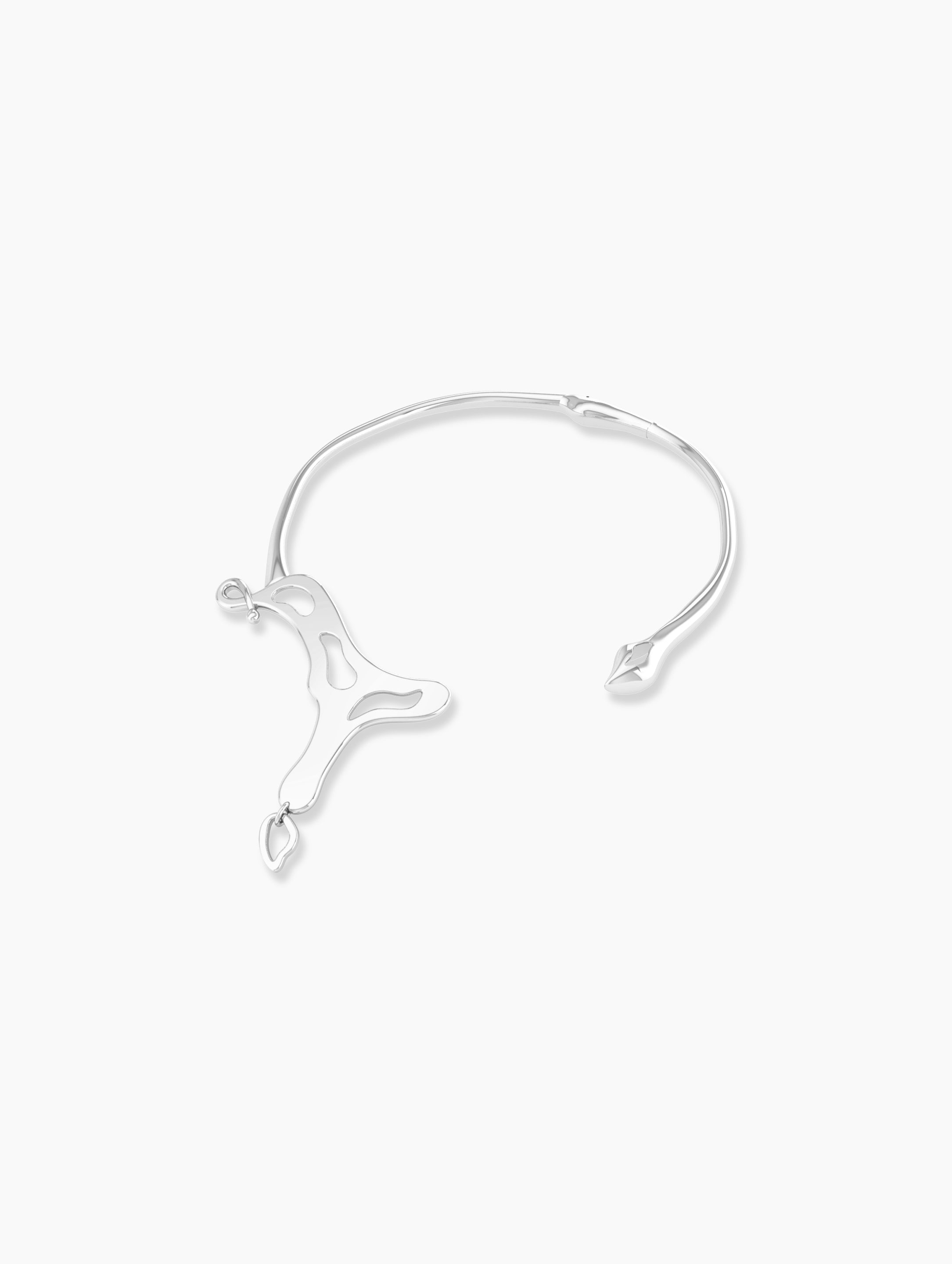 Sculptural Futuristic Choker | Choker Necklace Luxury Statement