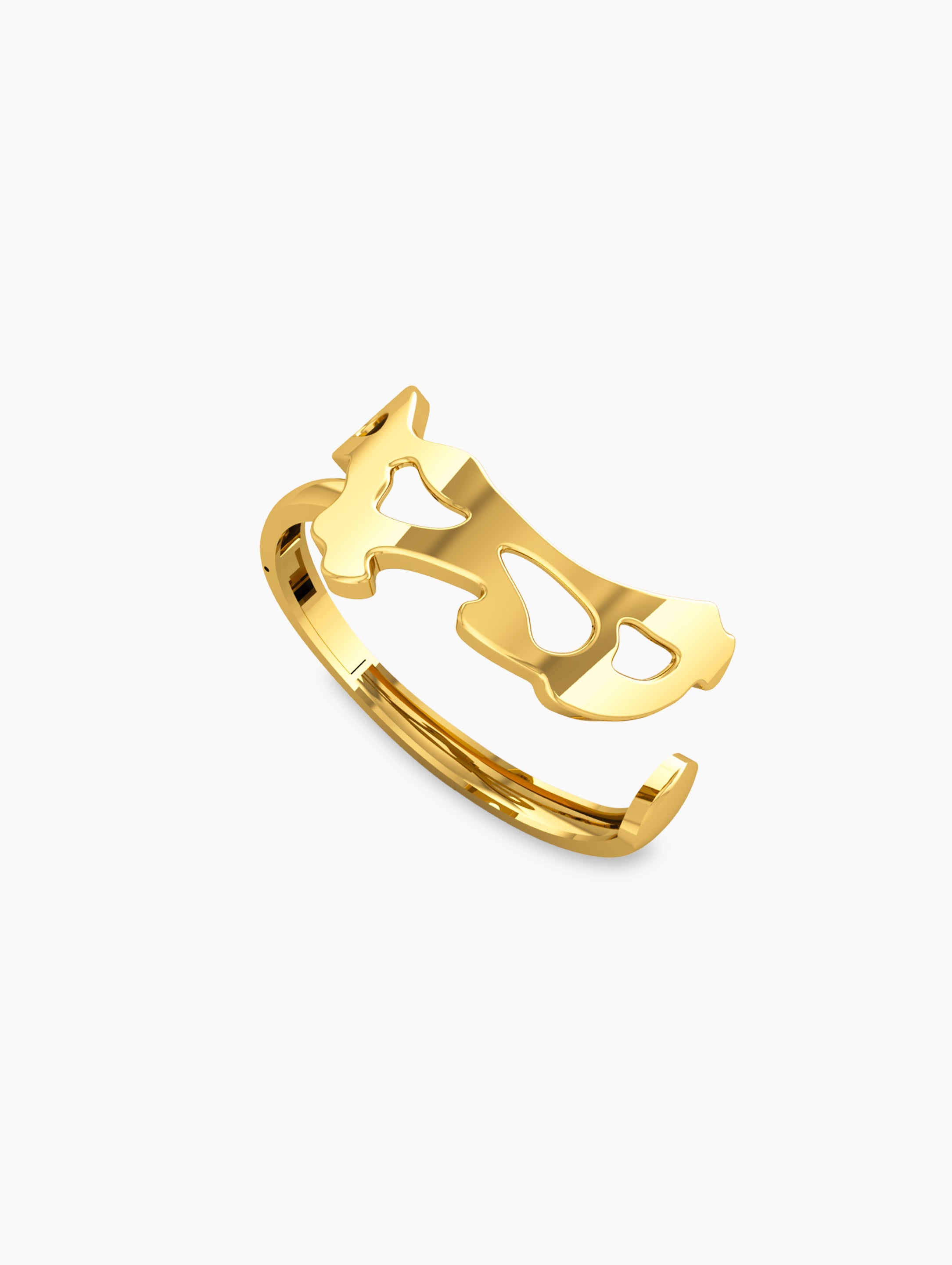 Sleek Minimalist Cuff Bracelet | Cuff Bracelets Designer Gold Thank You