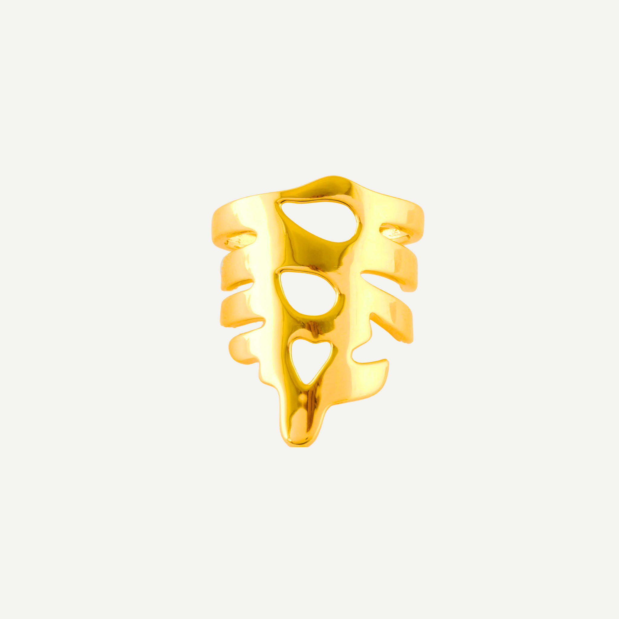 Organic Gold Statement Ring – Gold Statement Ring – Statement Rings