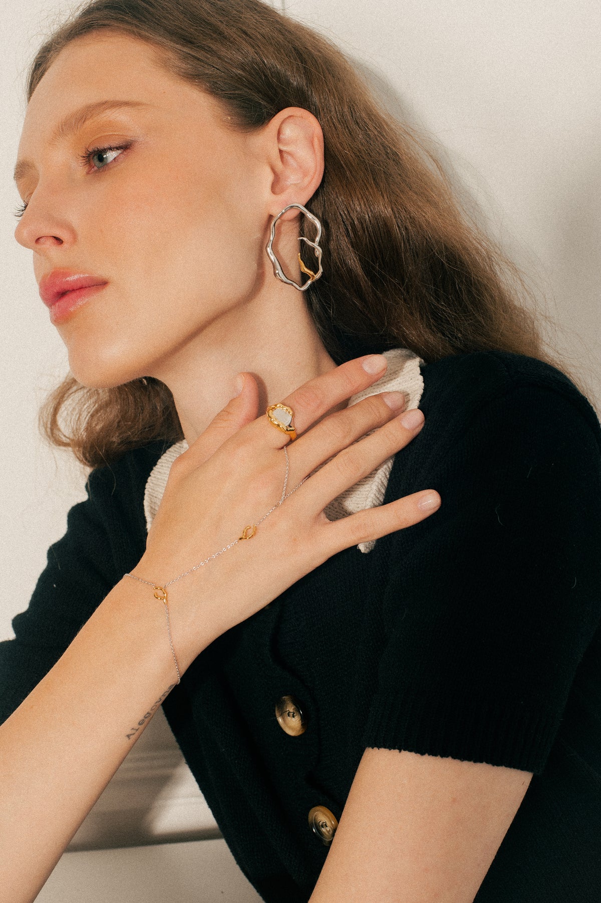 WISH Signet Ring - gold vermeil signet ring, handmade fine jewelry, gift for her