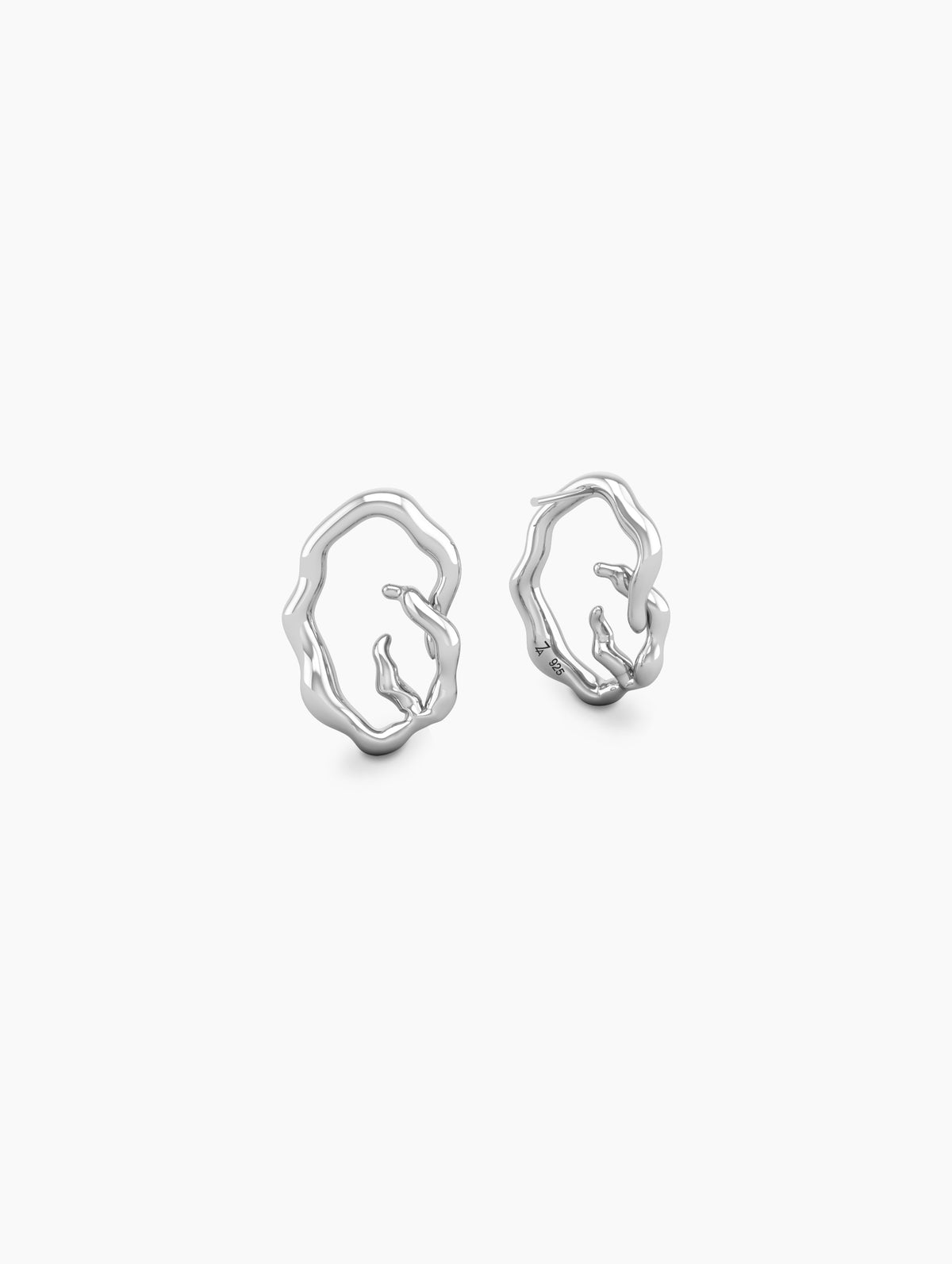 Wish BECOMING MINI Earrings - dainty wishbone earrings, gold vermeil, hypoallergenic