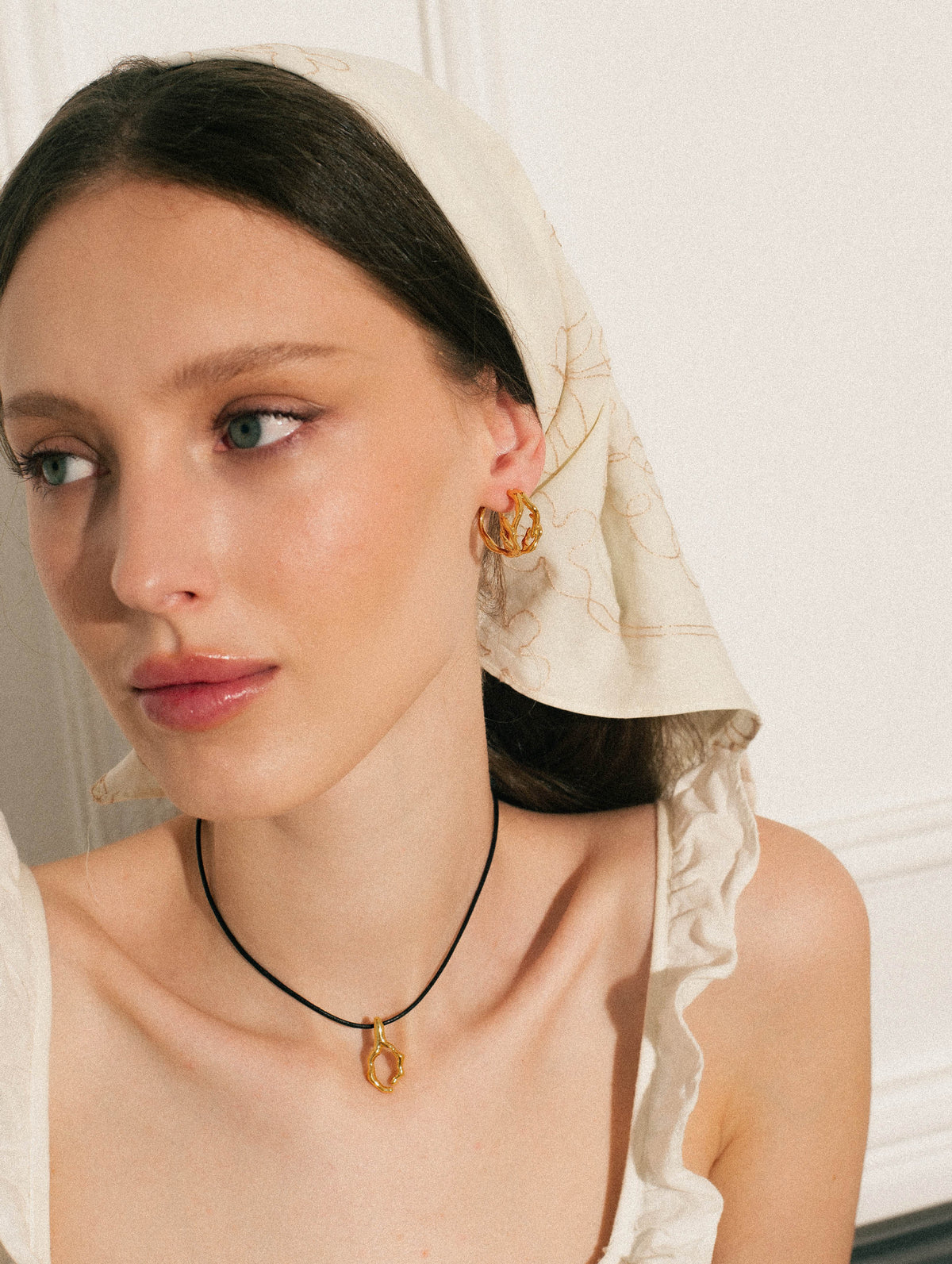 WiSH Pendant - wishbone necklace, gold vermeil pendant, dainty layering necklace