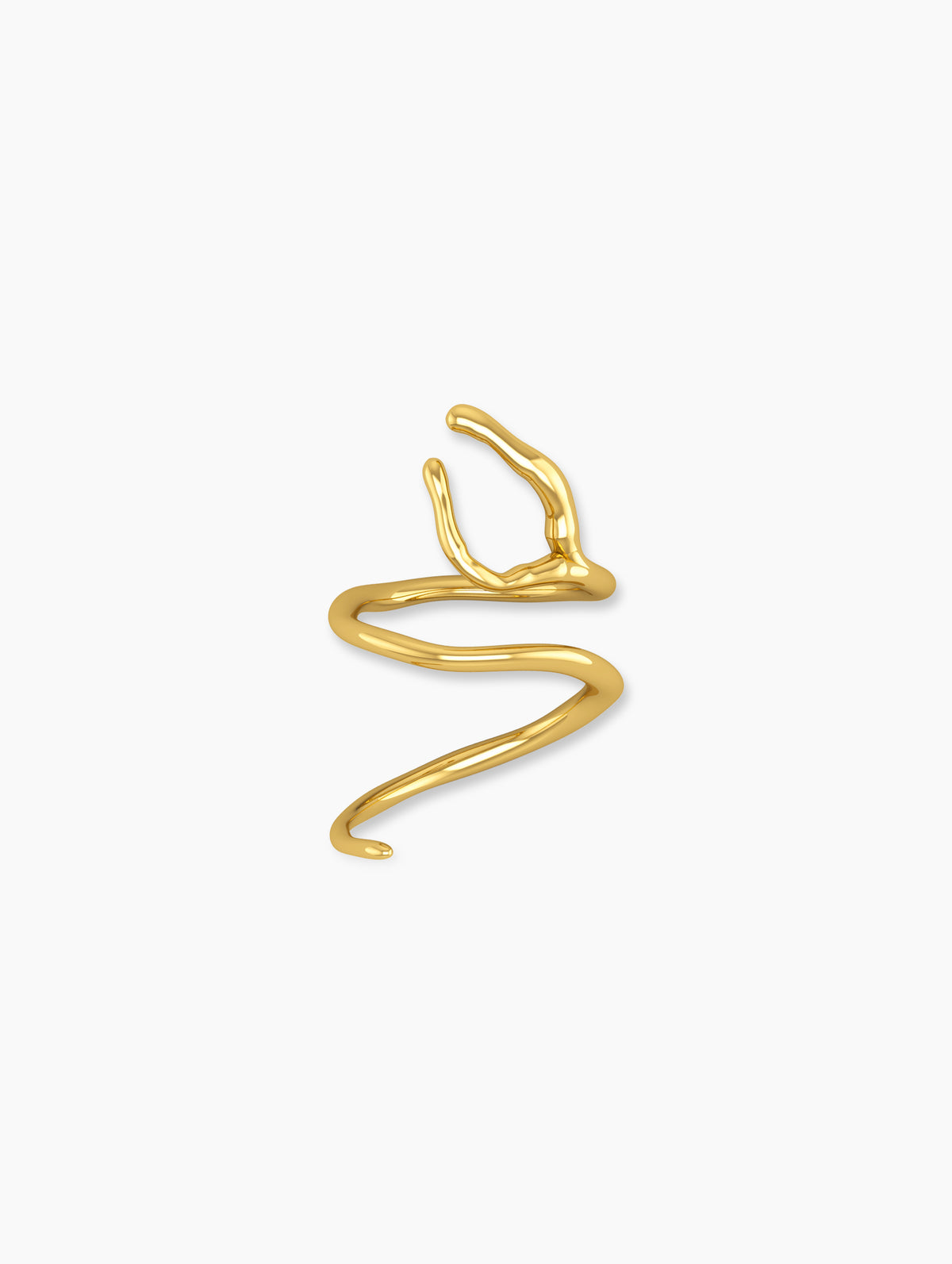 WISH Infinity Ring - minimalist gold vermeil ring, dainty sterling silver stacking ring