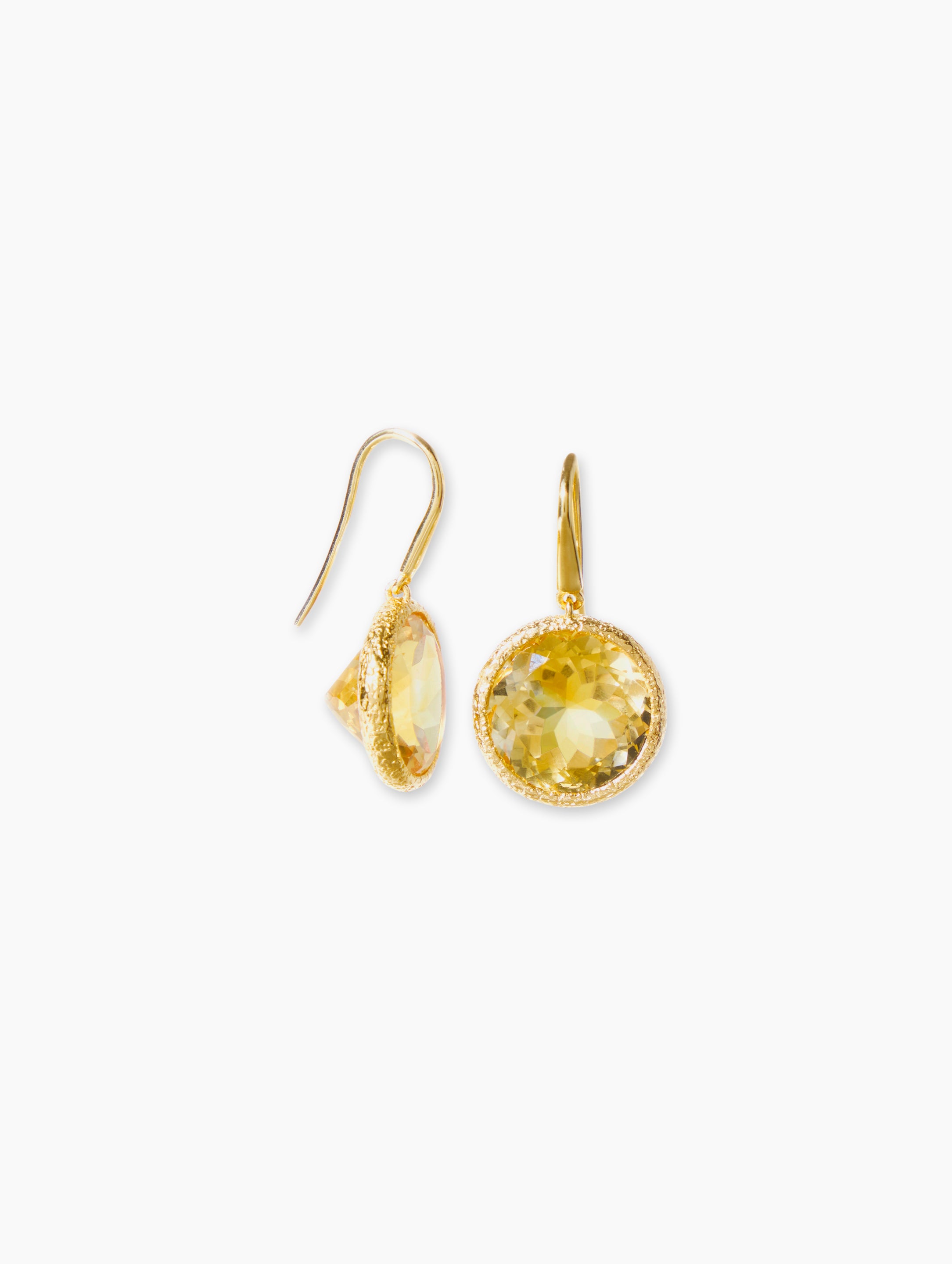 Iconica Drop Earring In 18k Solid Gold | Za Zewelz unique 18k gold plated earrings
