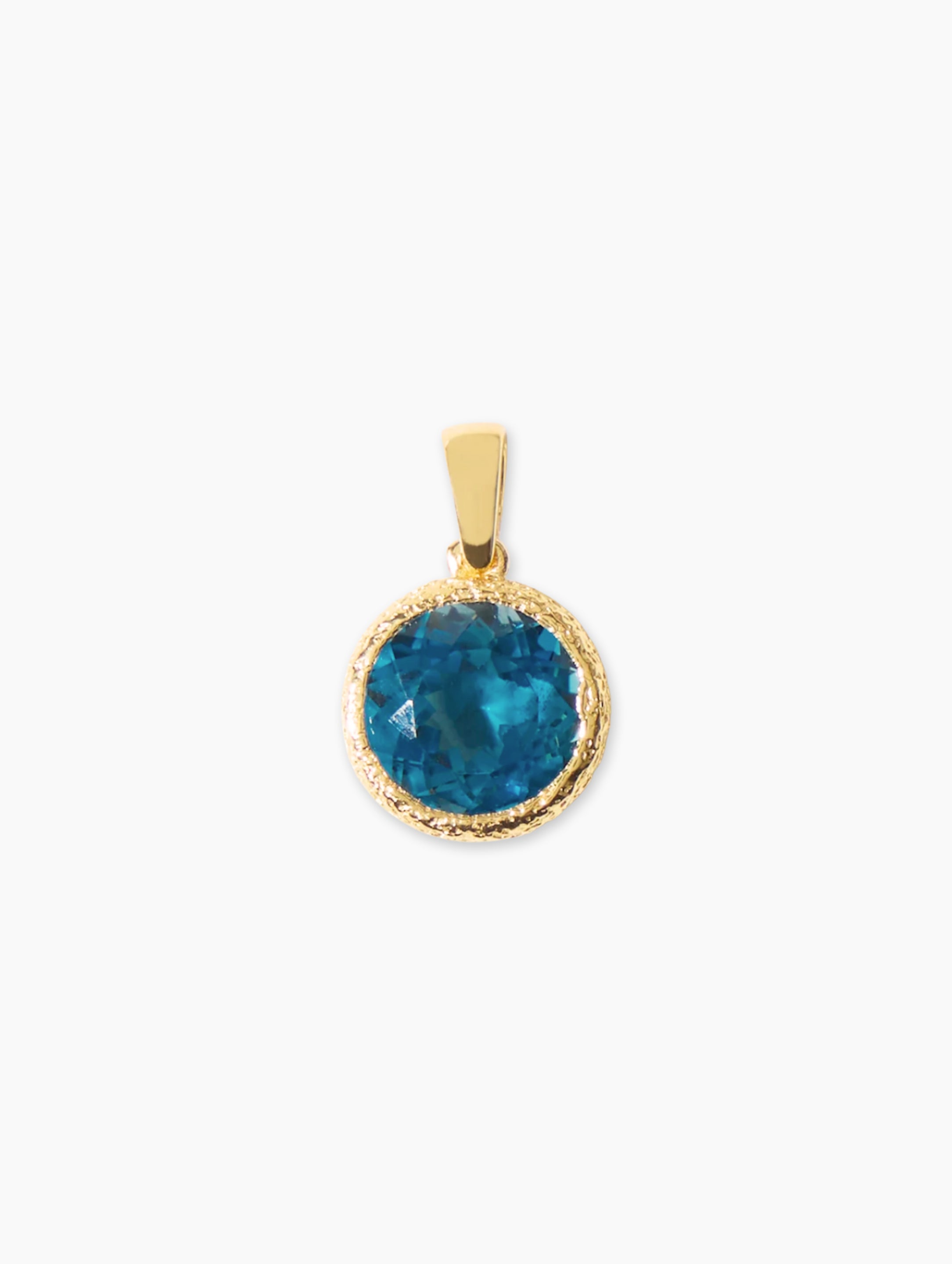 Iconica Pendant In 18k Solid Gold alternate view - elegant handmade 18k gold plated necklace | Za Zewelz