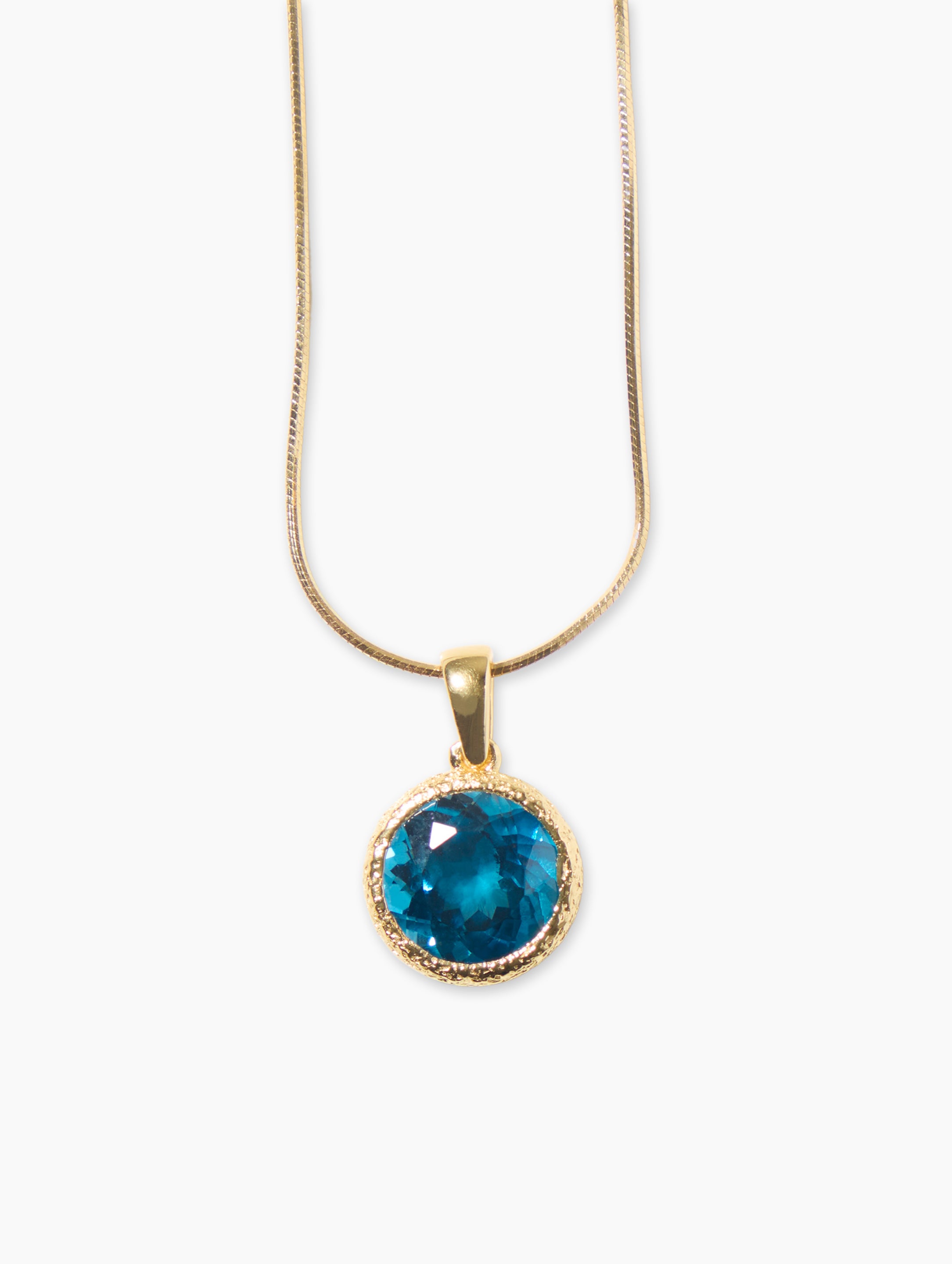 Iconica Pendant In 18k Solid Gold | 18k gold plated necklace bridesmaid gift | Za Zewelz