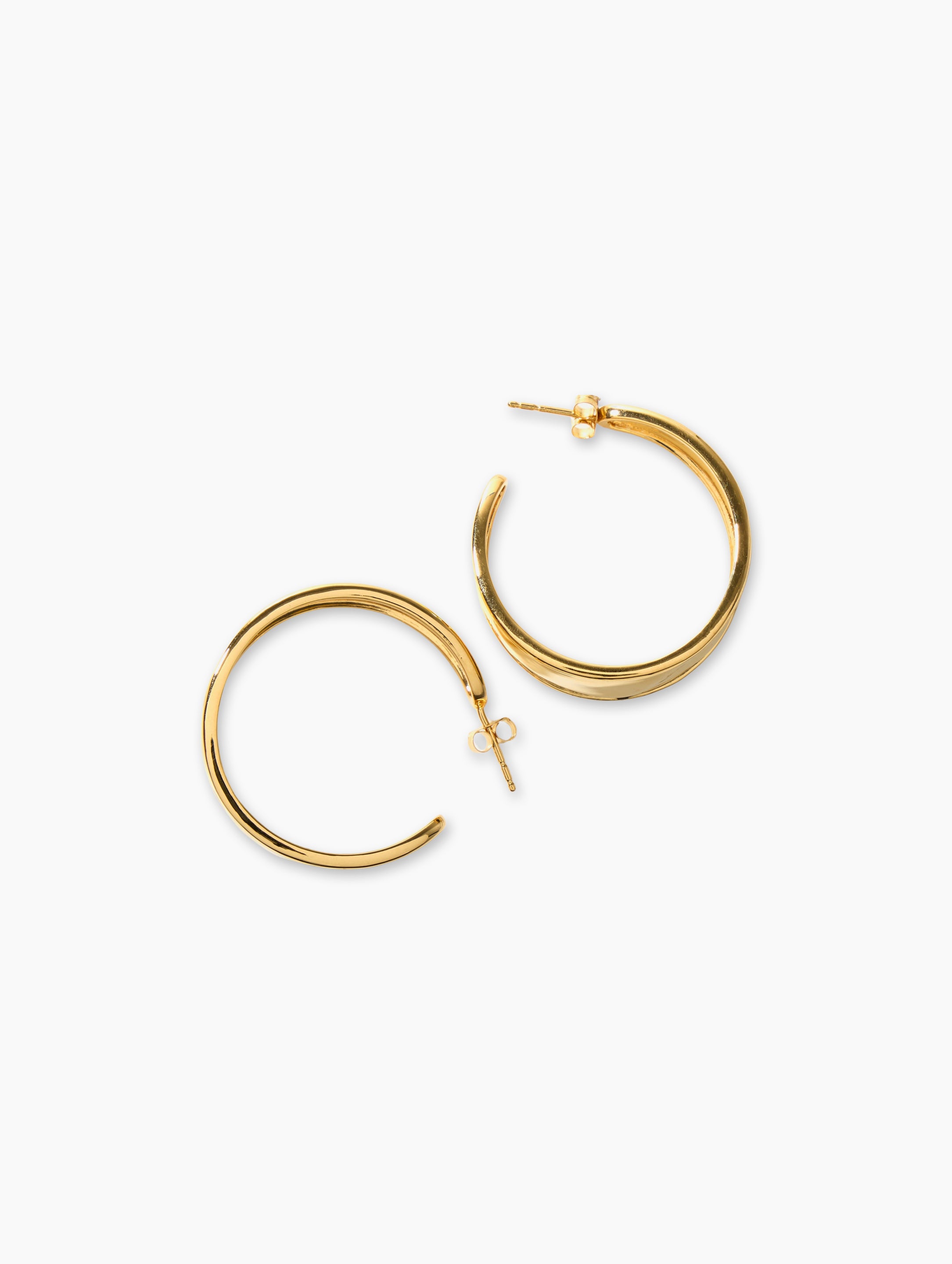 Cannes Starlit Hoops close-up shot - Za Zewelz fine earrings | gift idea