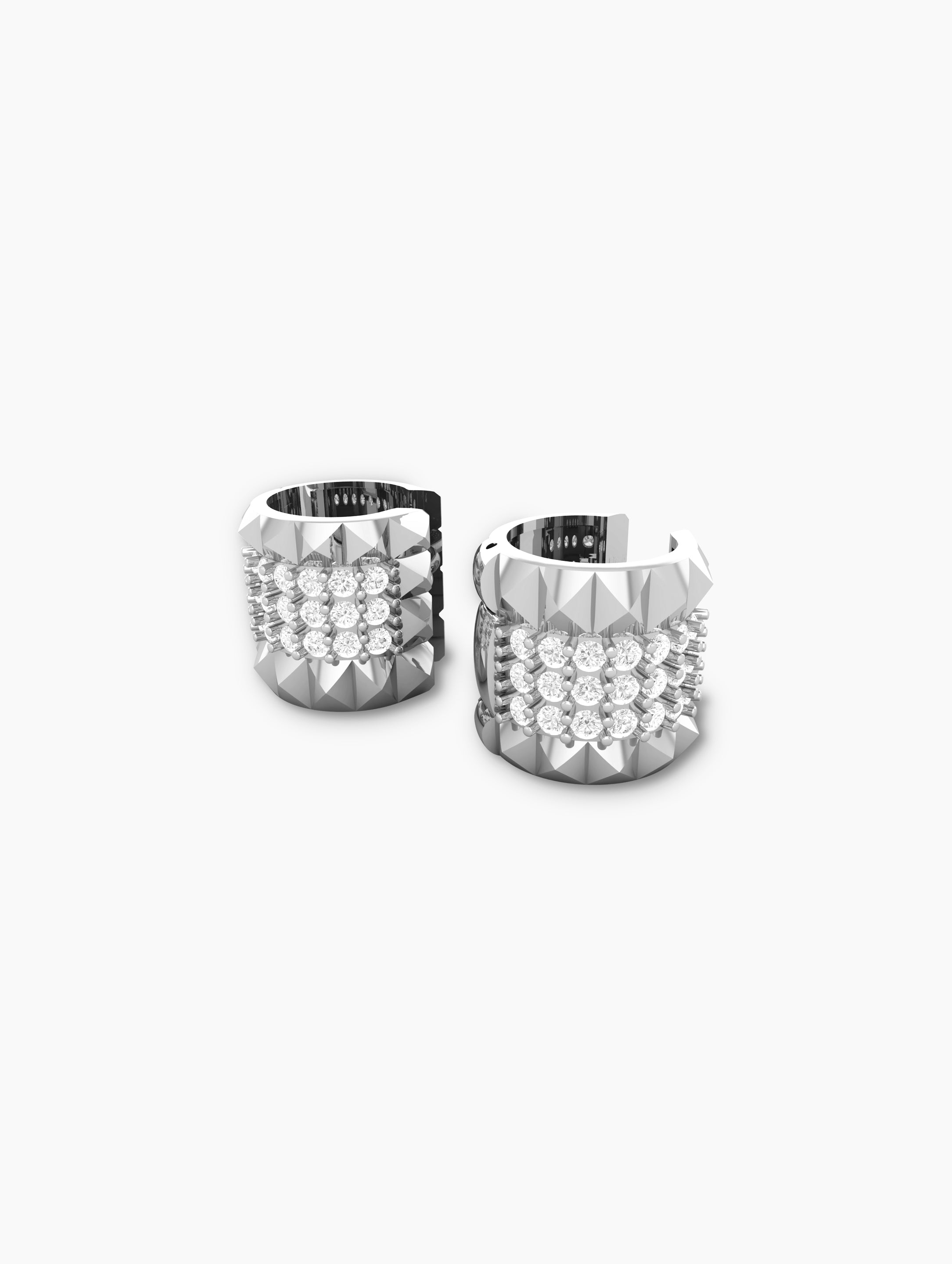 Maeve Chunky Hoops flat lay - affordable luxury fine earrings | Za Zewelz