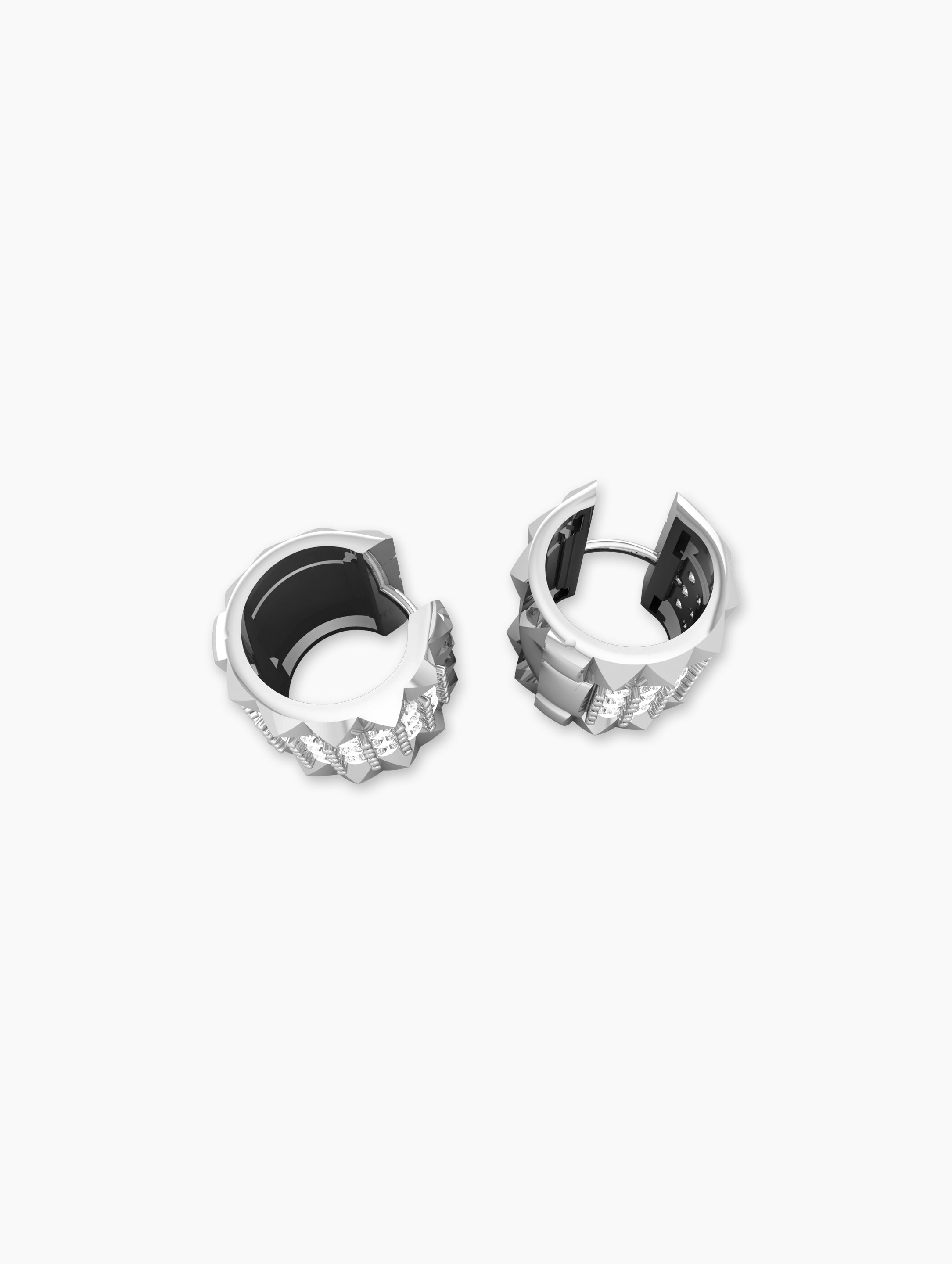 Maeve Chunky Hoops flat lay | fine earrings birthday gift | Za Zewelz