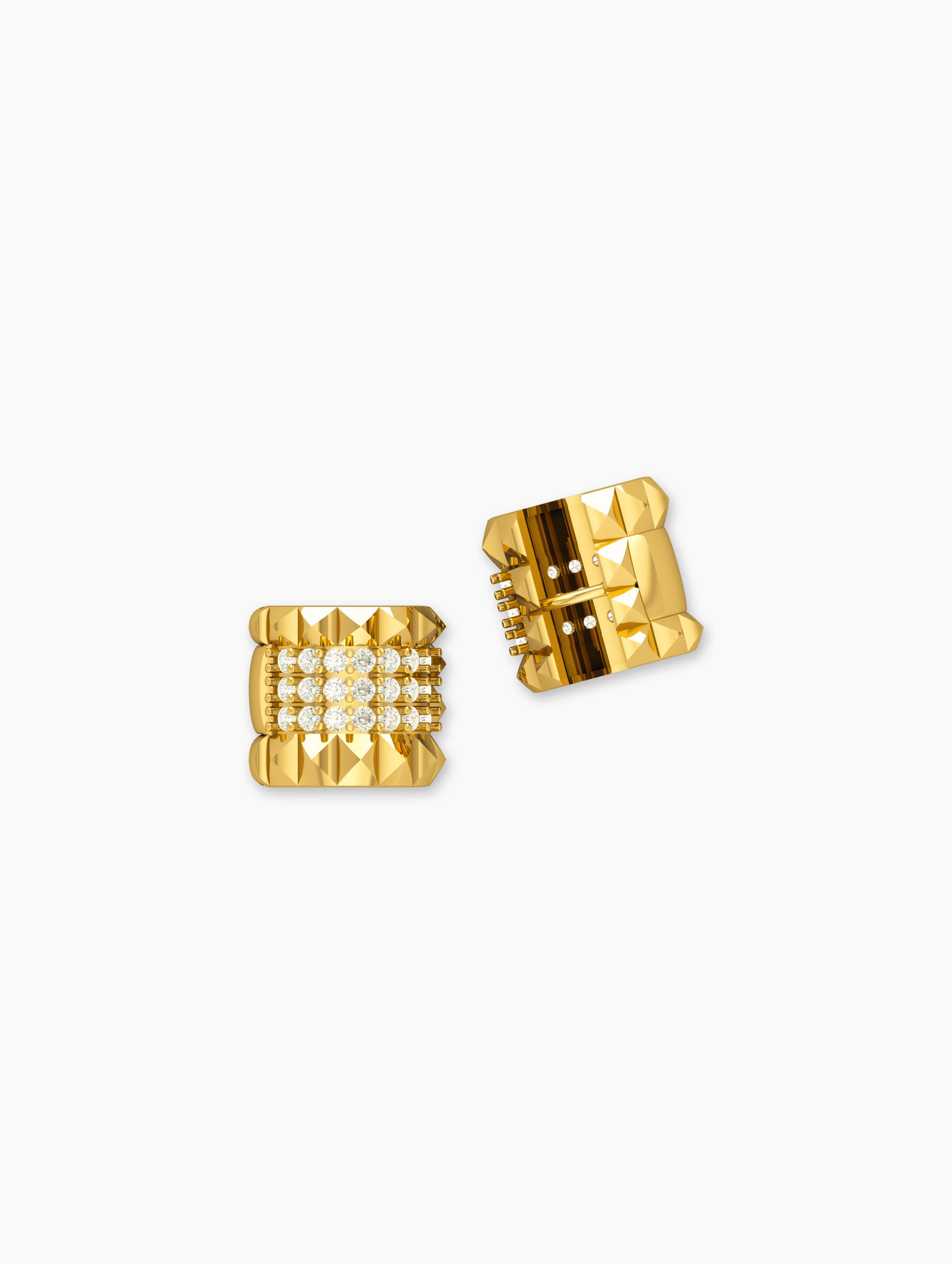 Maeve Chunky Hoops | Za Zewelz chic contemporary fine earrings